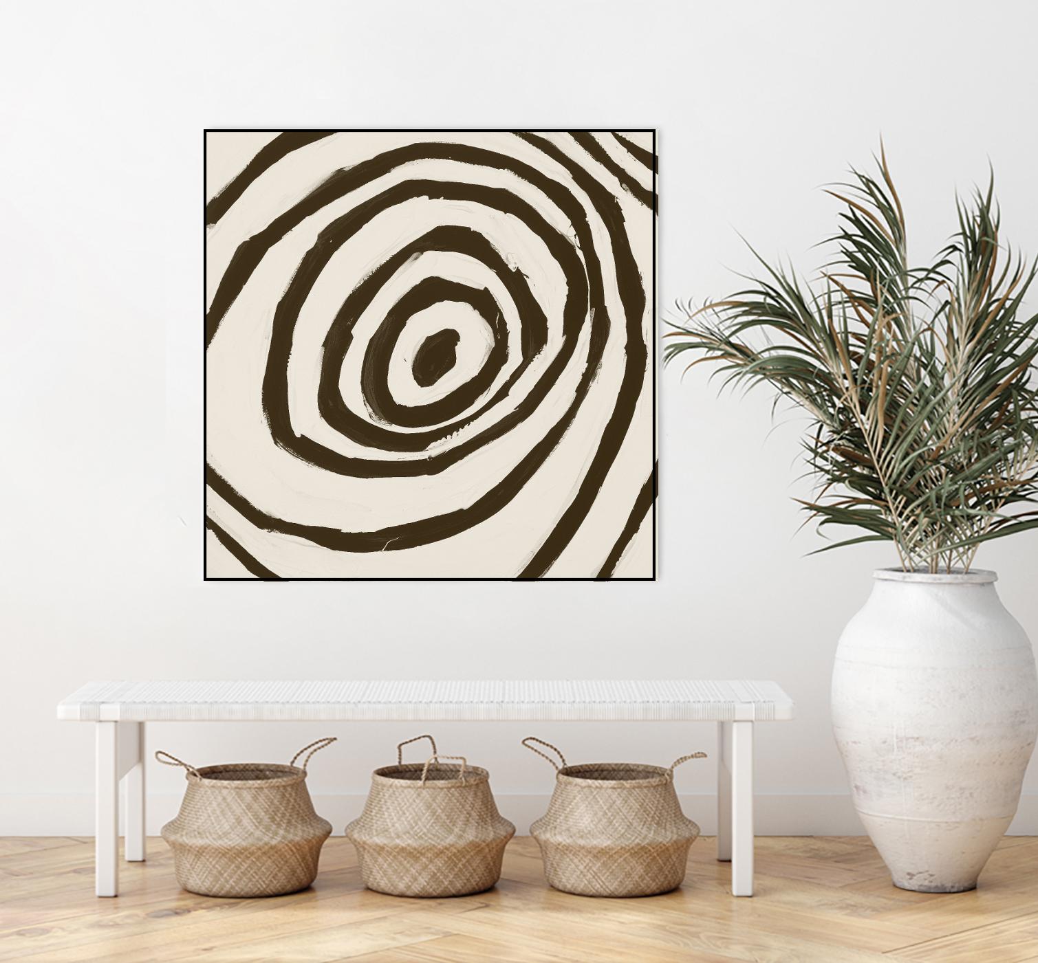 Sepia L by Franka Palek on GIANT ART - beige abstract
