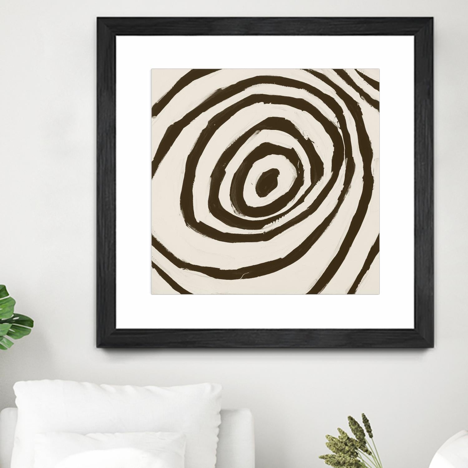 Sepia L by Franka Palek on GIANT ART - beige abstract