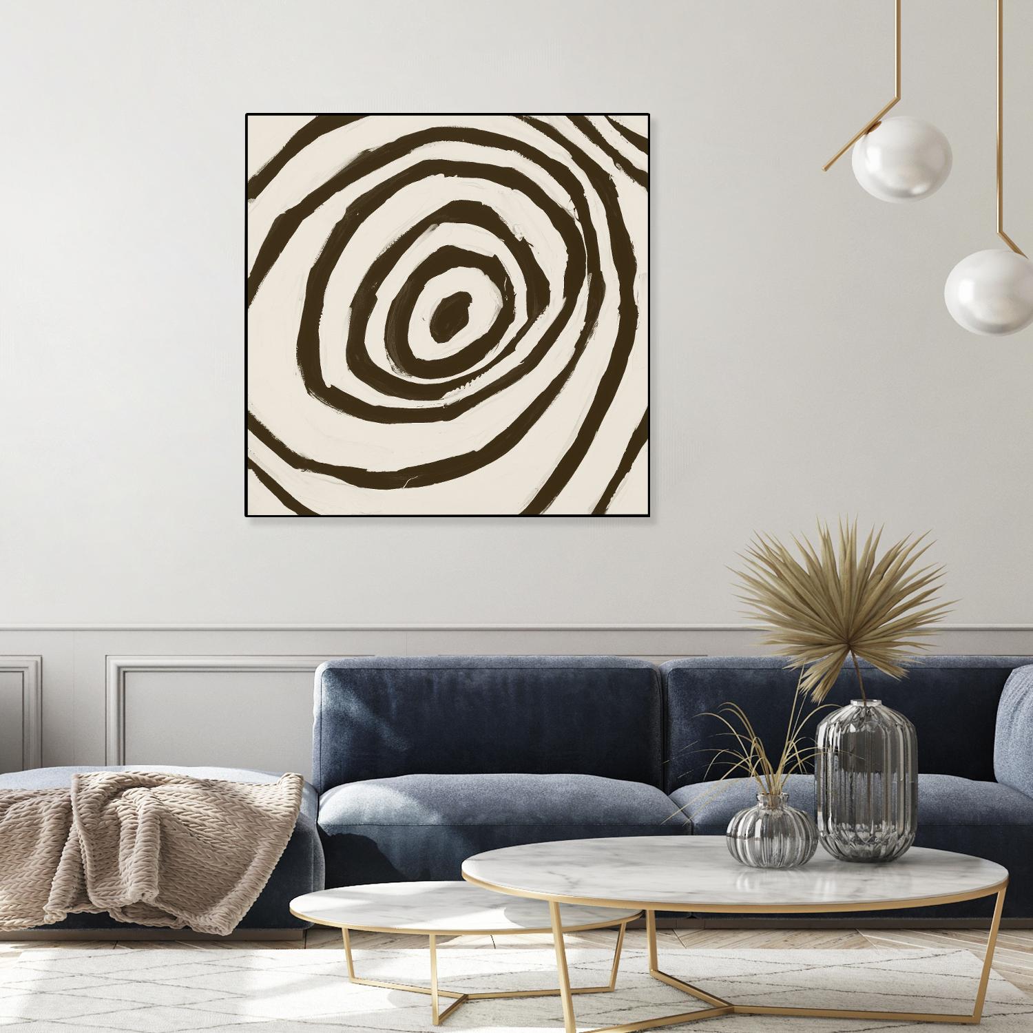 Sepia L by Franka Palek on GIANT ART - beige abstract