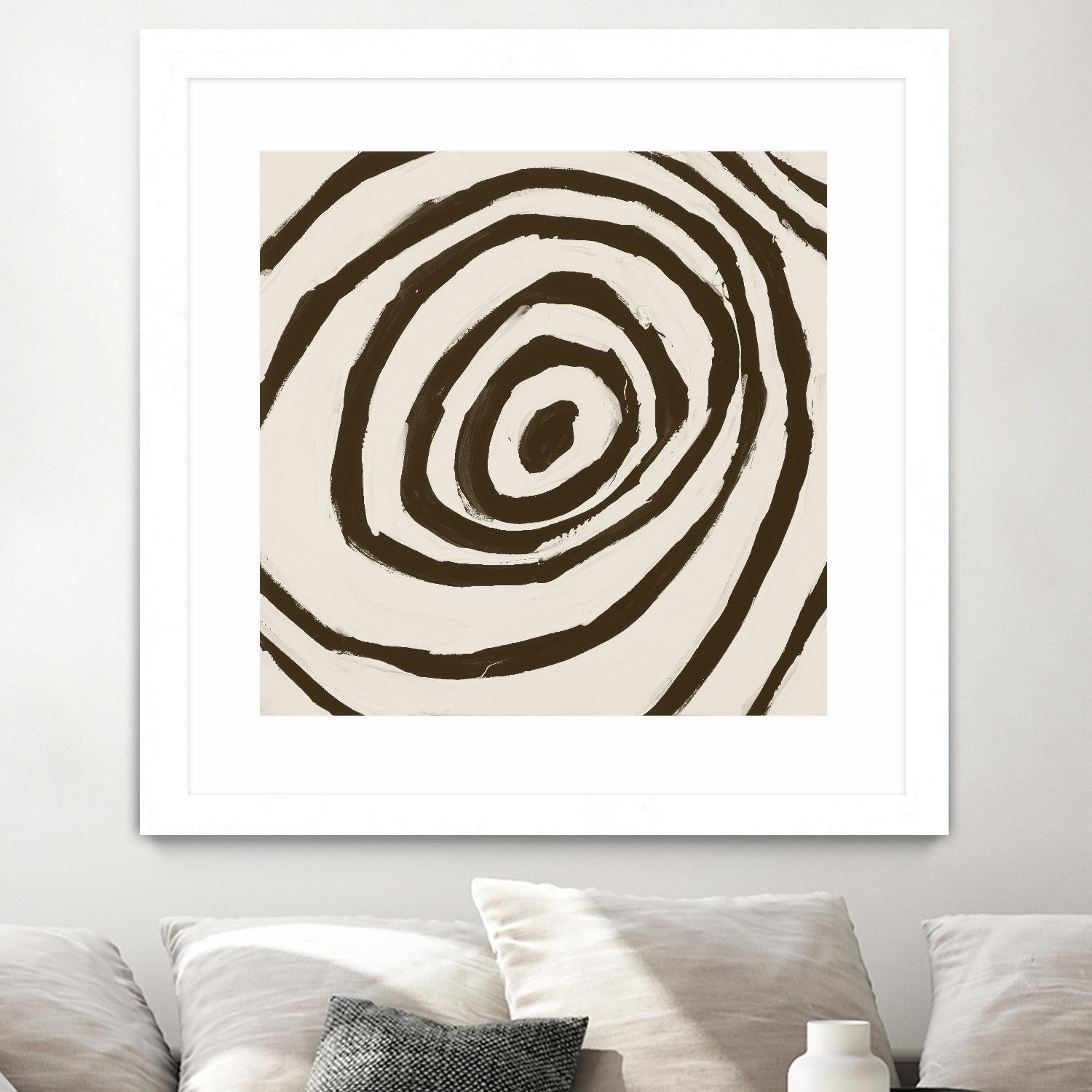Sepia L by Franka Palek on GIANT ART - beige abstract