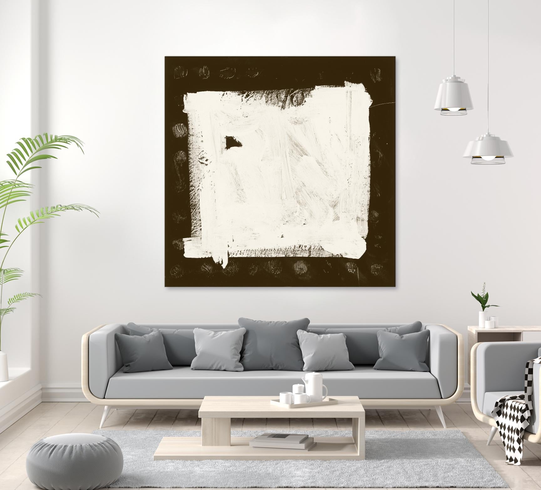 Sepia M by Franka Palek on GIANT ART - beige abstract