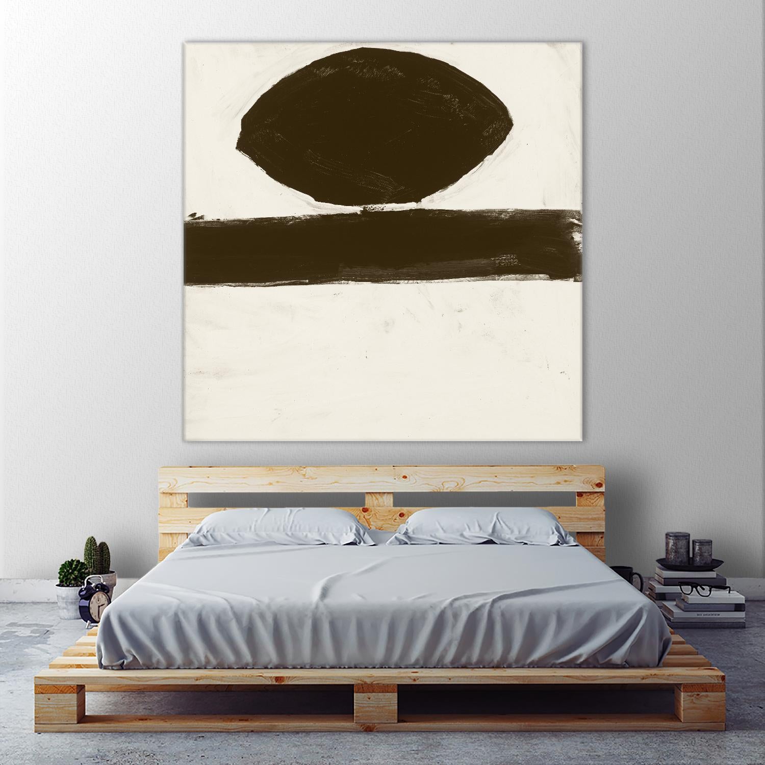 Sepia O by Franka Palek on GIANT ART - beige abstract