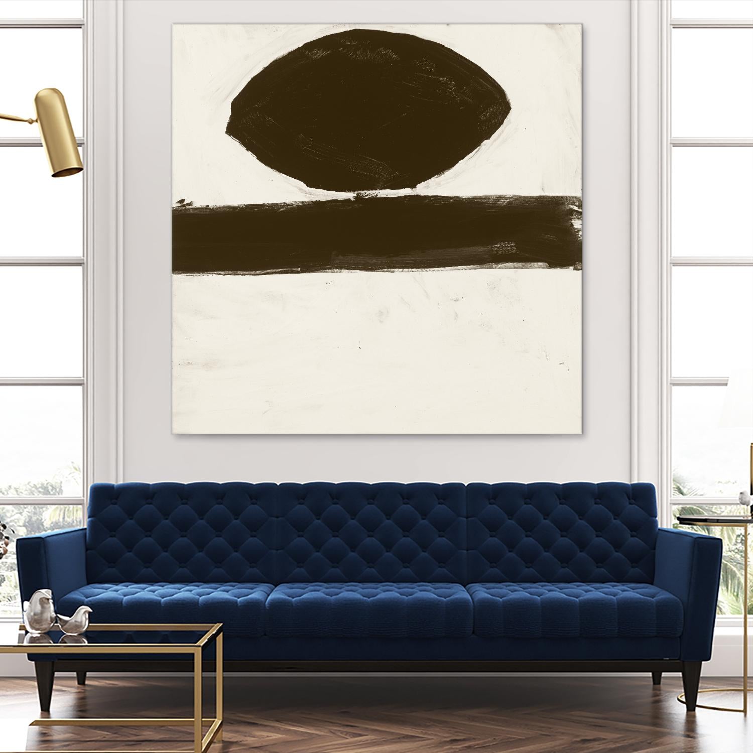 Sepia O by Franka Palek on GIANT ART - beige abstract