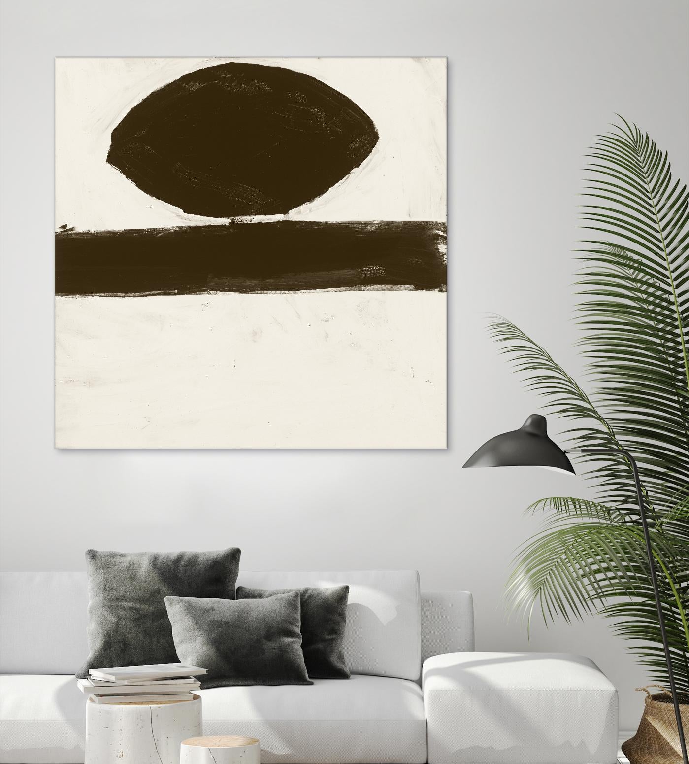 Sepia O by Franka Palek on GIANT ART - beige abstract
