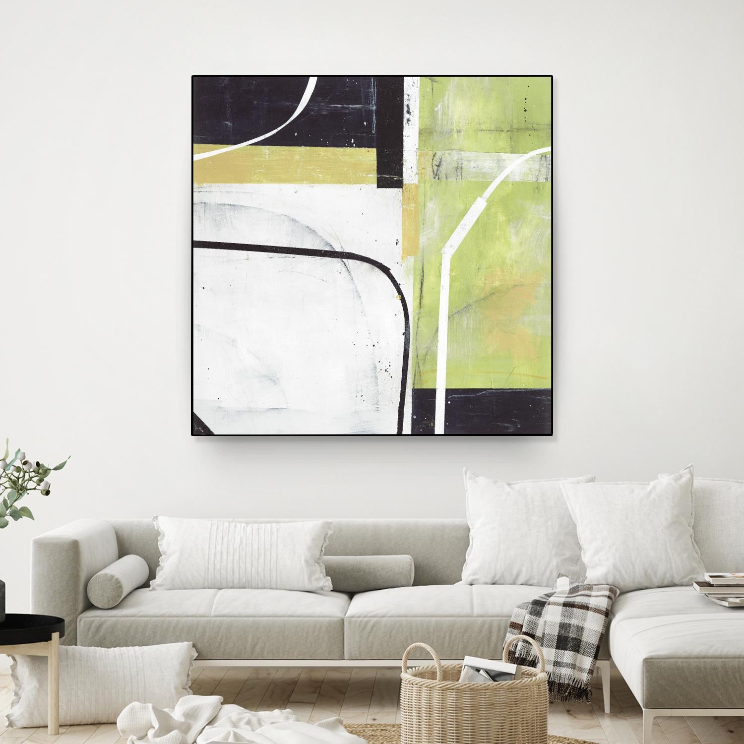 Interface 3 by JB Hall on GIANT ART - green abstract