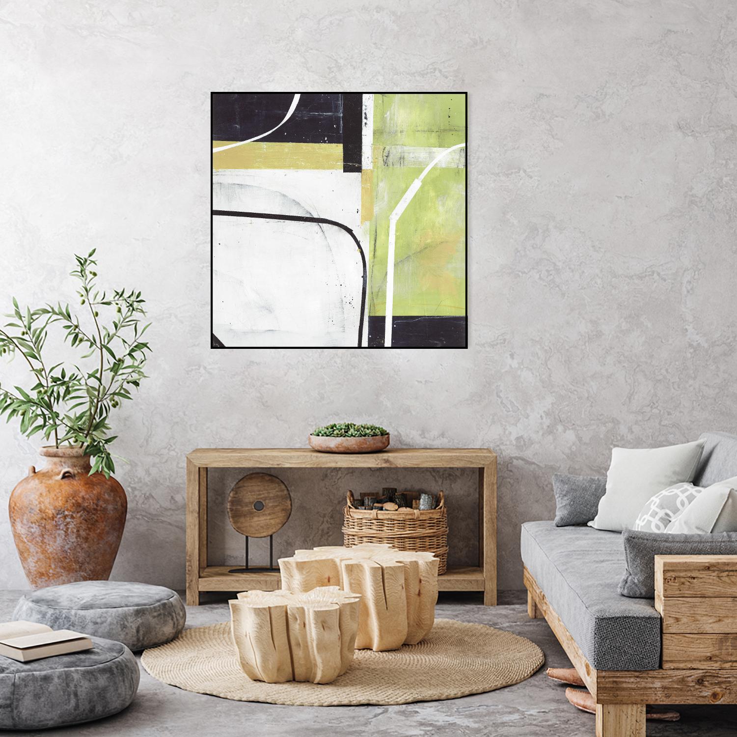 Interface 3 by JB Hall on GIANT ART - green abstract