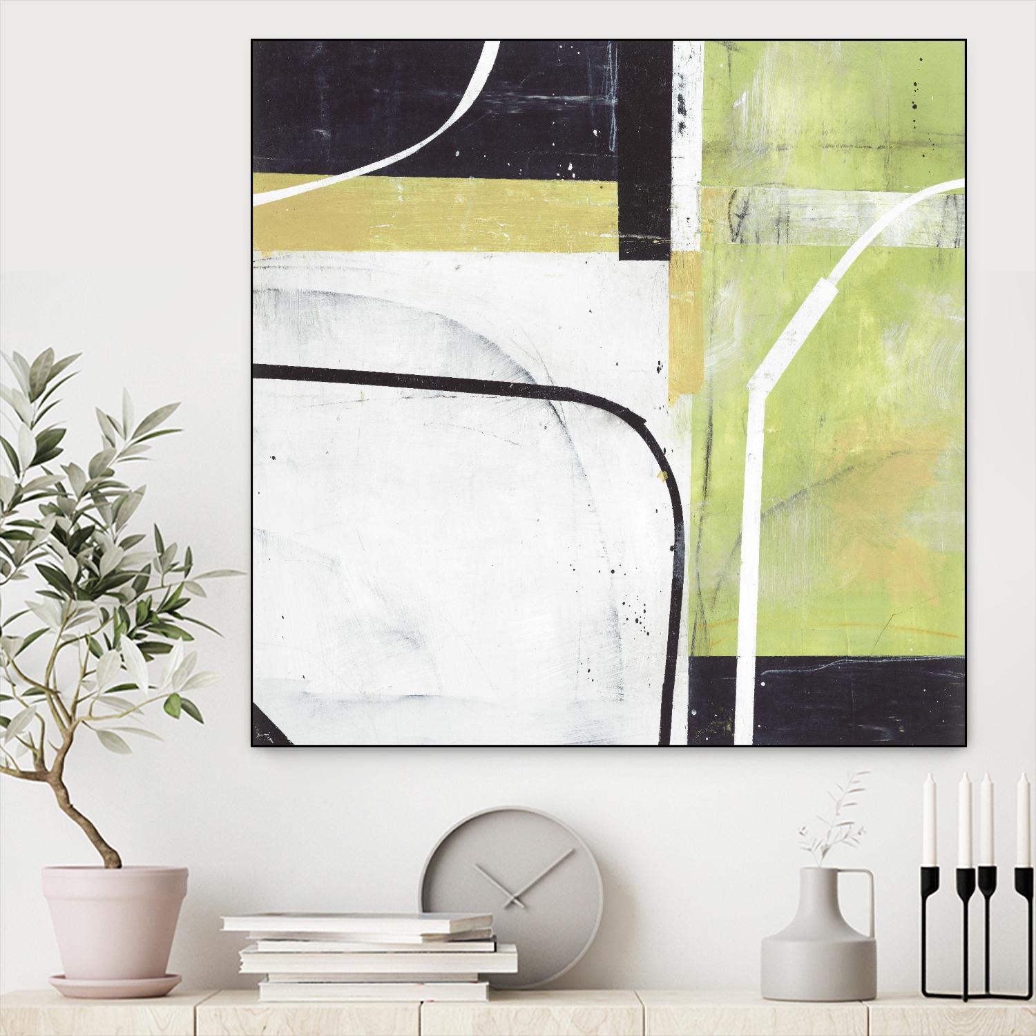 Interface 3 by JB Hall on GIANT ART - green abstract