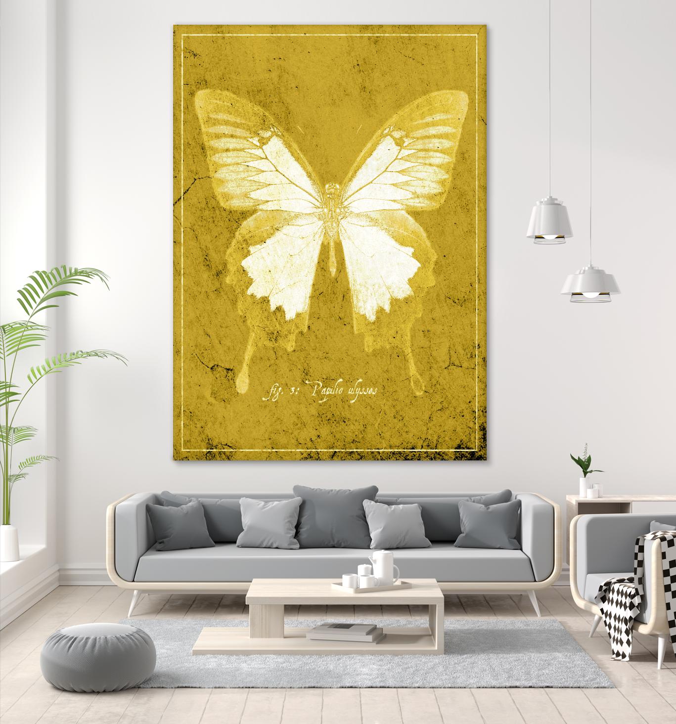 Butterfly L by GI ArtLab on GIANT ART - pink animals