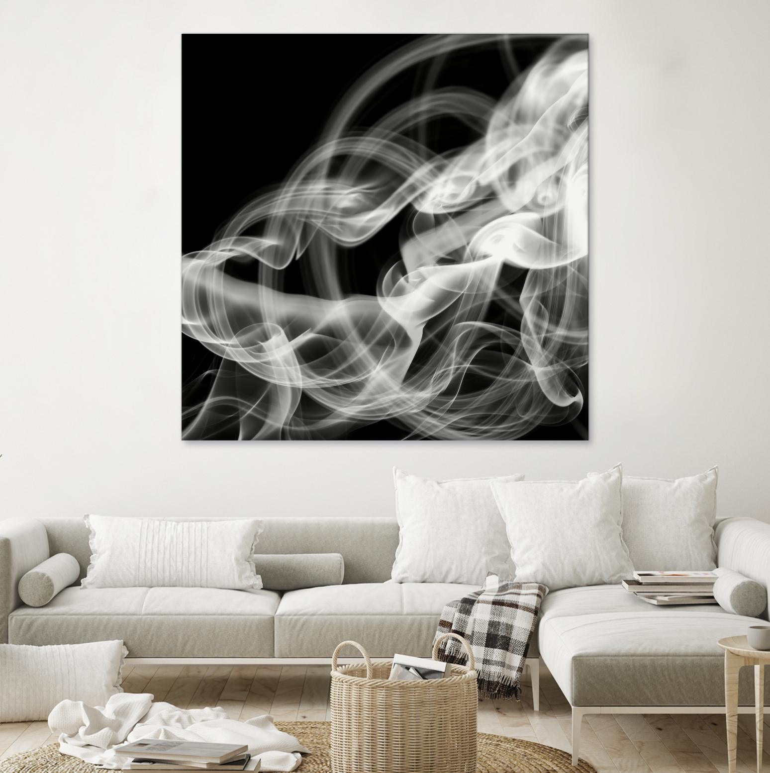 Smoke Abstract by THE Studio on GIANT ART - black abstract