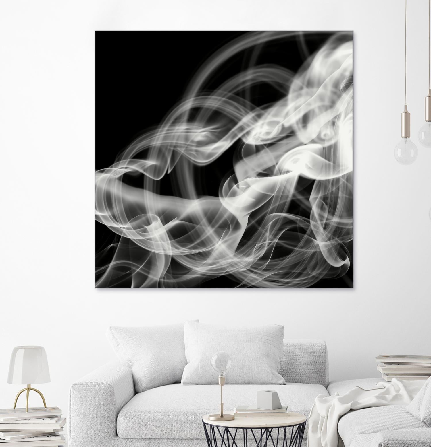 Smoke Abstract by THE Studio on GIANT ART - black abstract