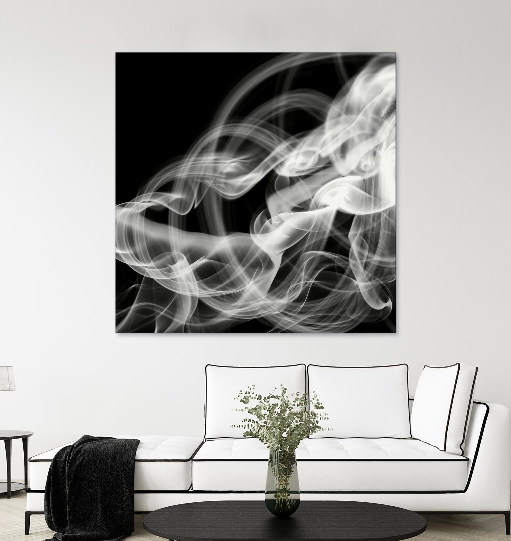 Smoke Abstract by THE Studio on GIANT ART - black abstract