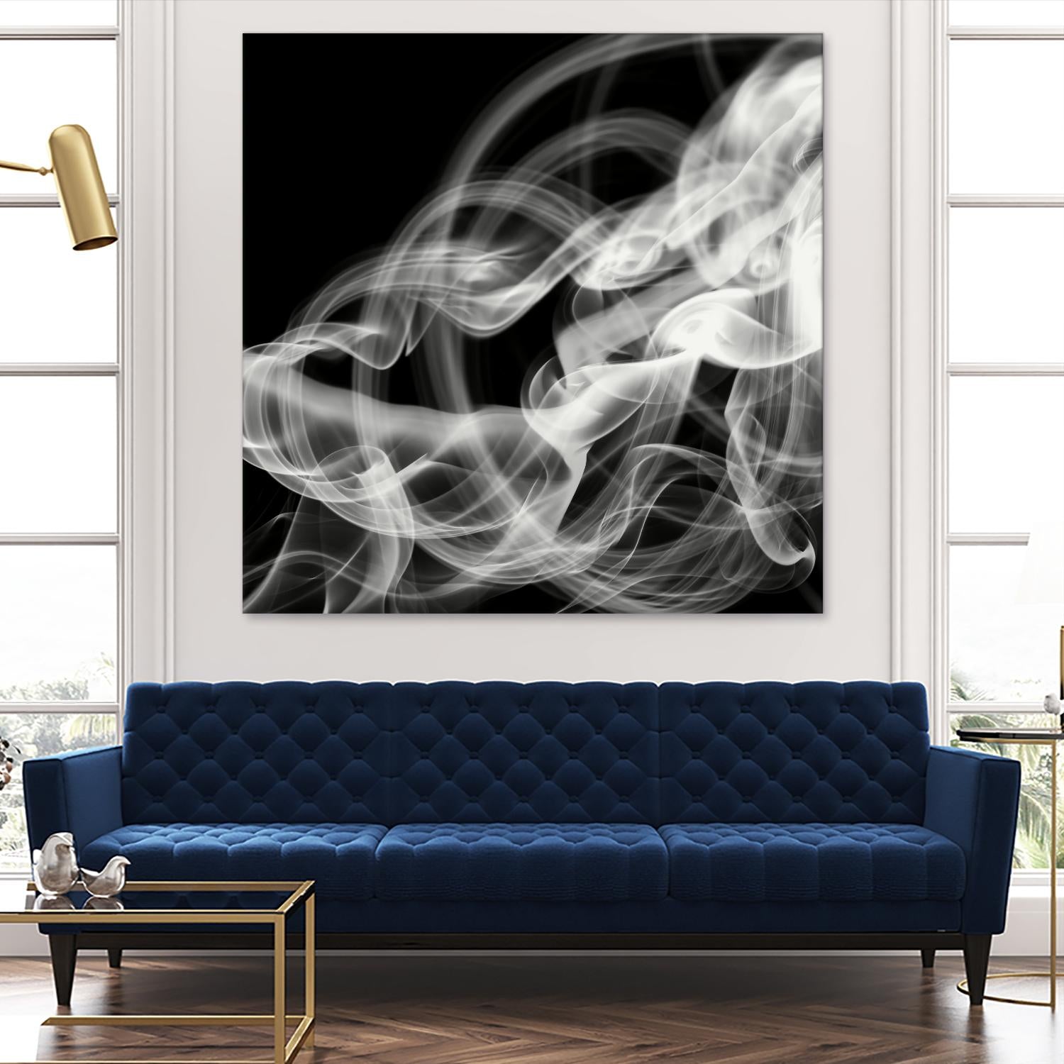 Smoke Abstract by THE Studio on GIANT ART - black abstract