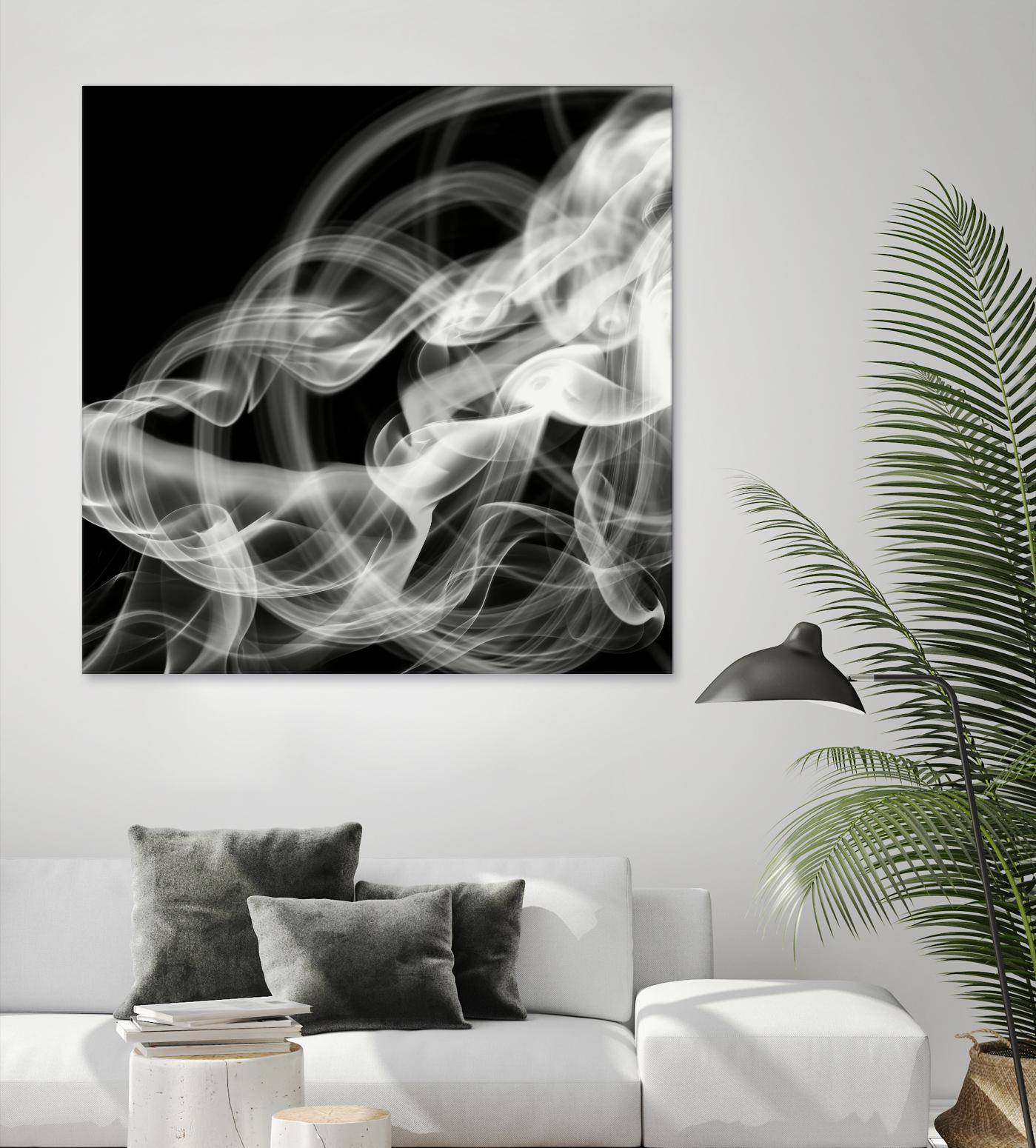 Smoke Abstract by THE Studio on GIANT ART - black abstract