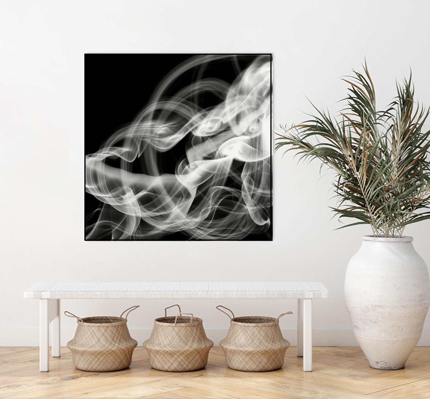 Smoke Abstract by THE Studio on GIANT ART - black abstract
