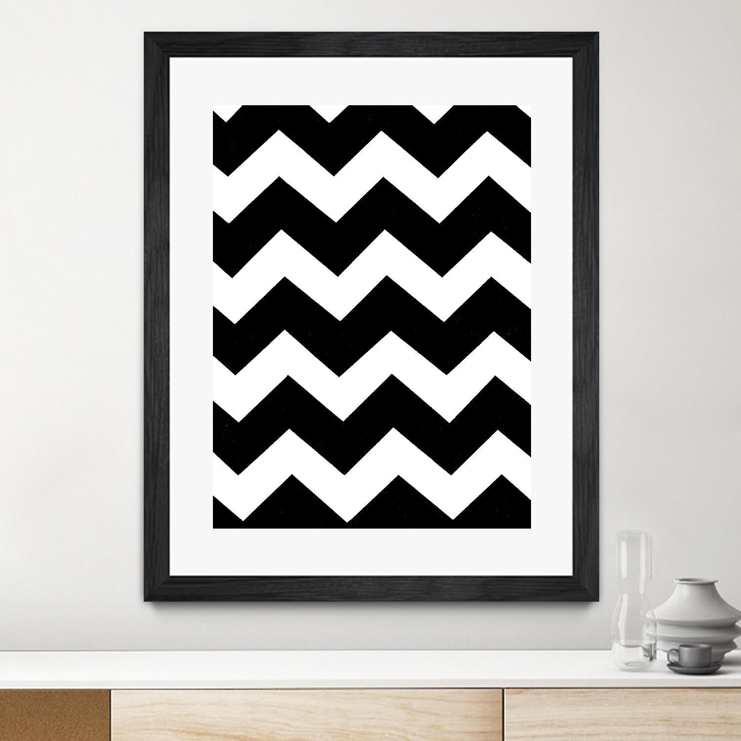 Monochrome Patterns 3 by Natasha Marie on GIANT ART - black abstract