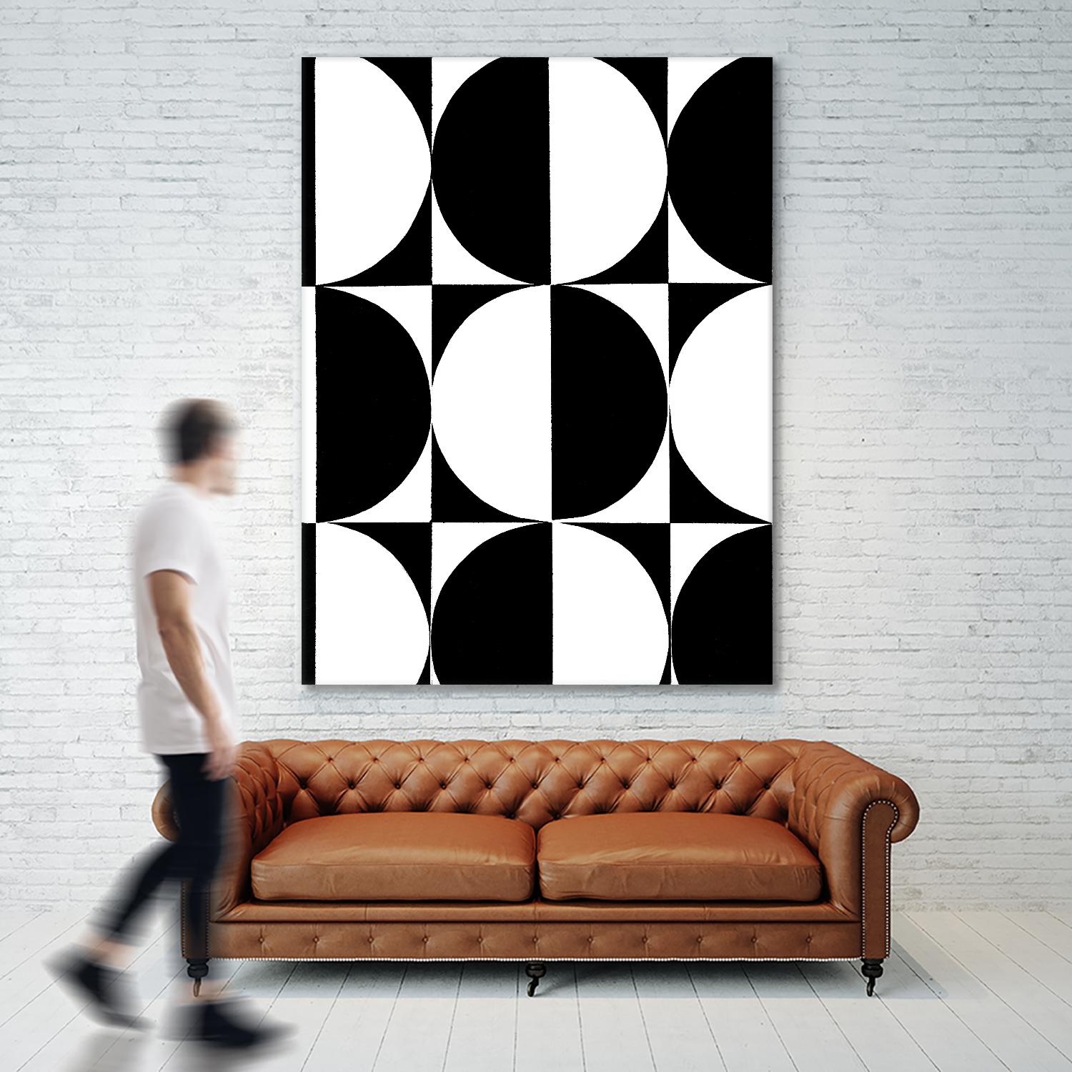 Monochrome Patterns 5 by Natasha Marie on GIANT ART - black abstract