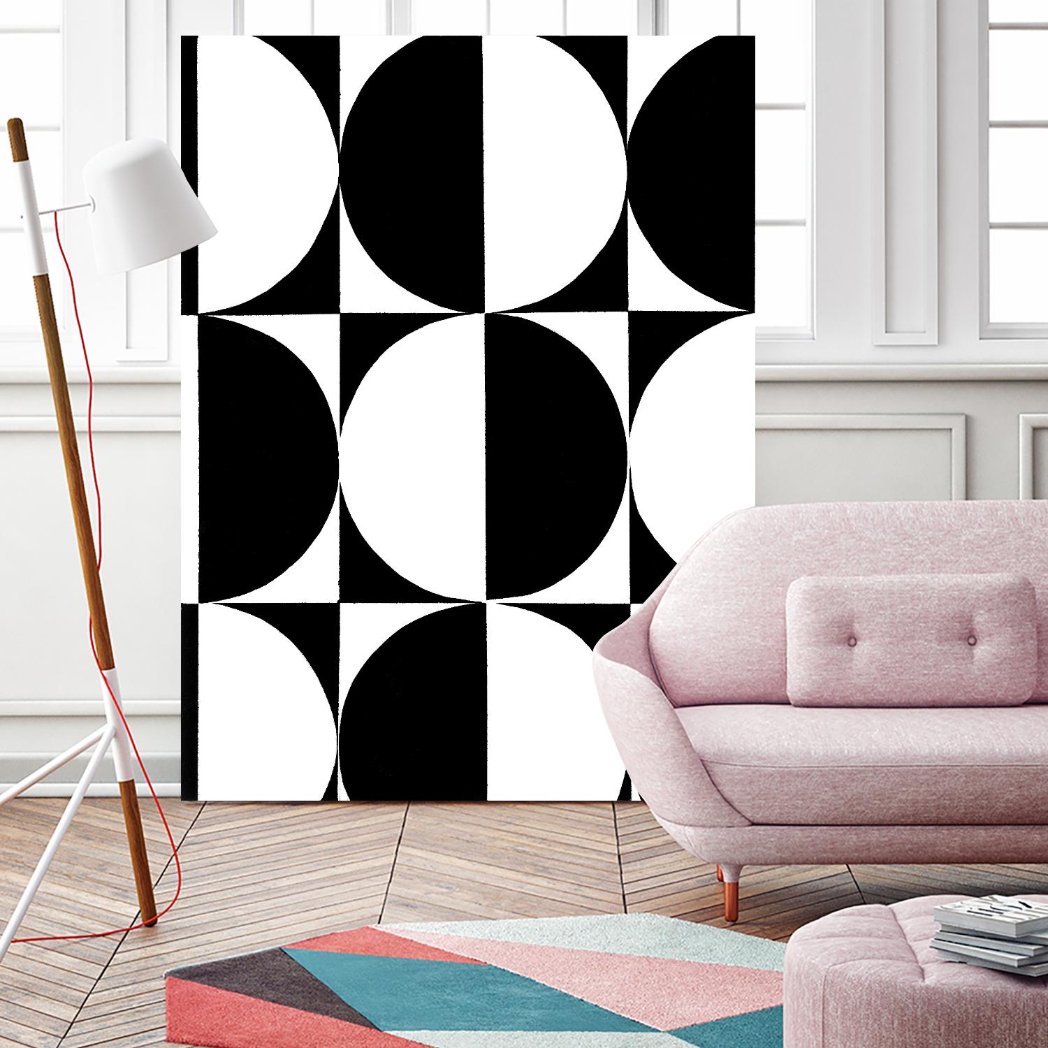 Monochrome Patterns 5 by Natasha Marie on GIANT ART - black abstract