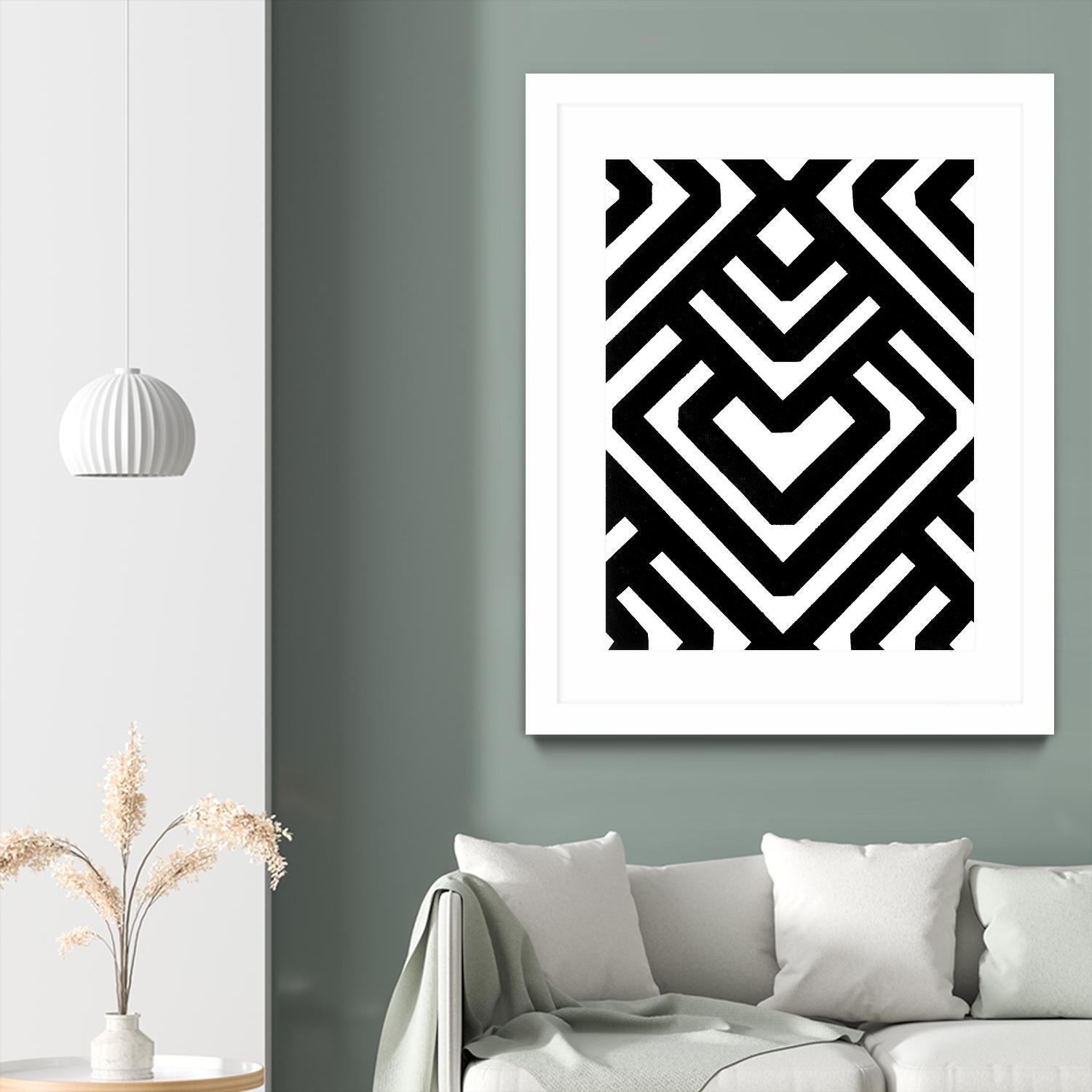 Monochrome Patterns 6 by Natasha Marie on GIANT ART - black abstract
