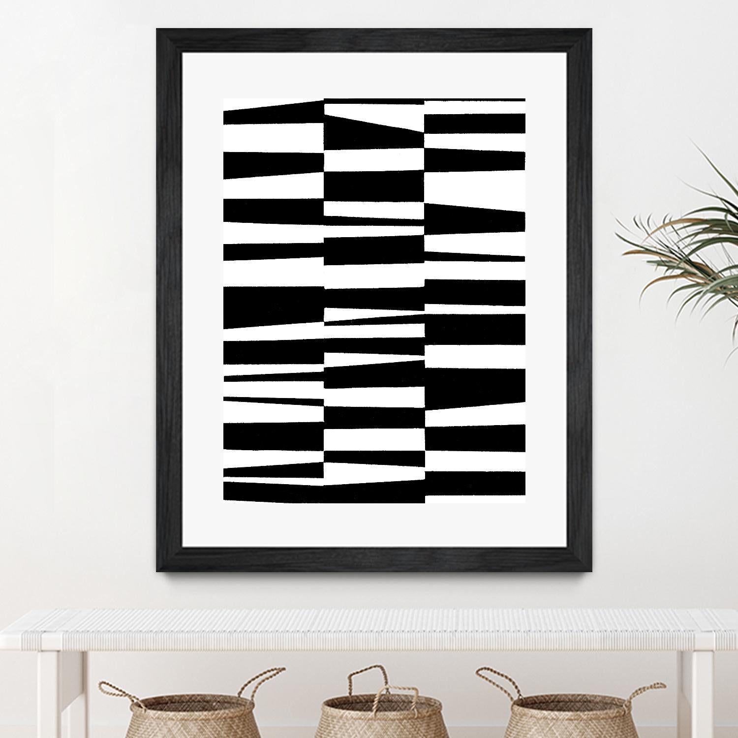 Monochrome Patterns 7 by Natasha Marie on GIANT ART - black abstract