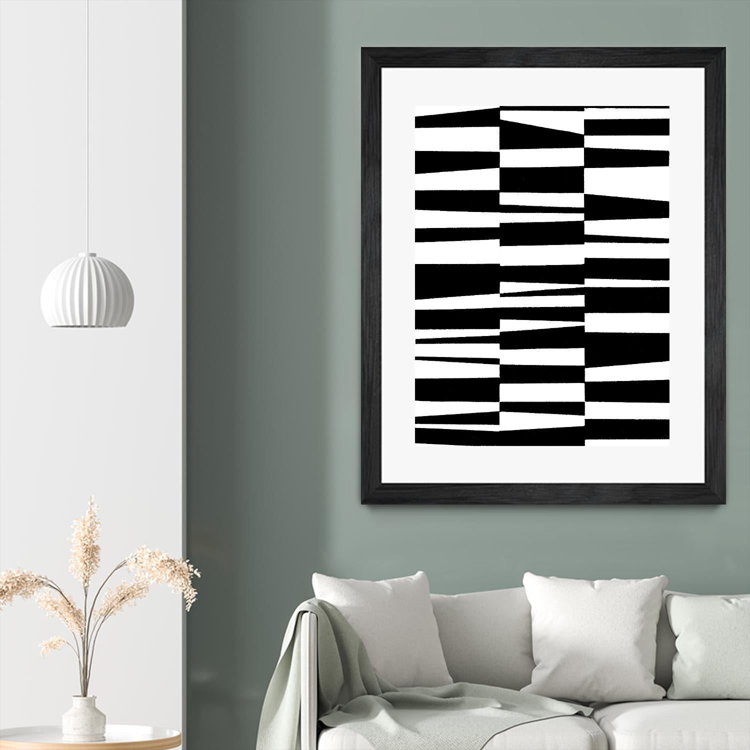 Monochrome Patterns 7 by Natasha Marie on GIANT ART - black abstract