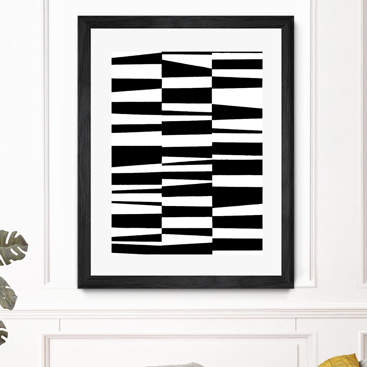 Monochrome Patterns 7 by Natasha Marie on GIANT ART - black abstract