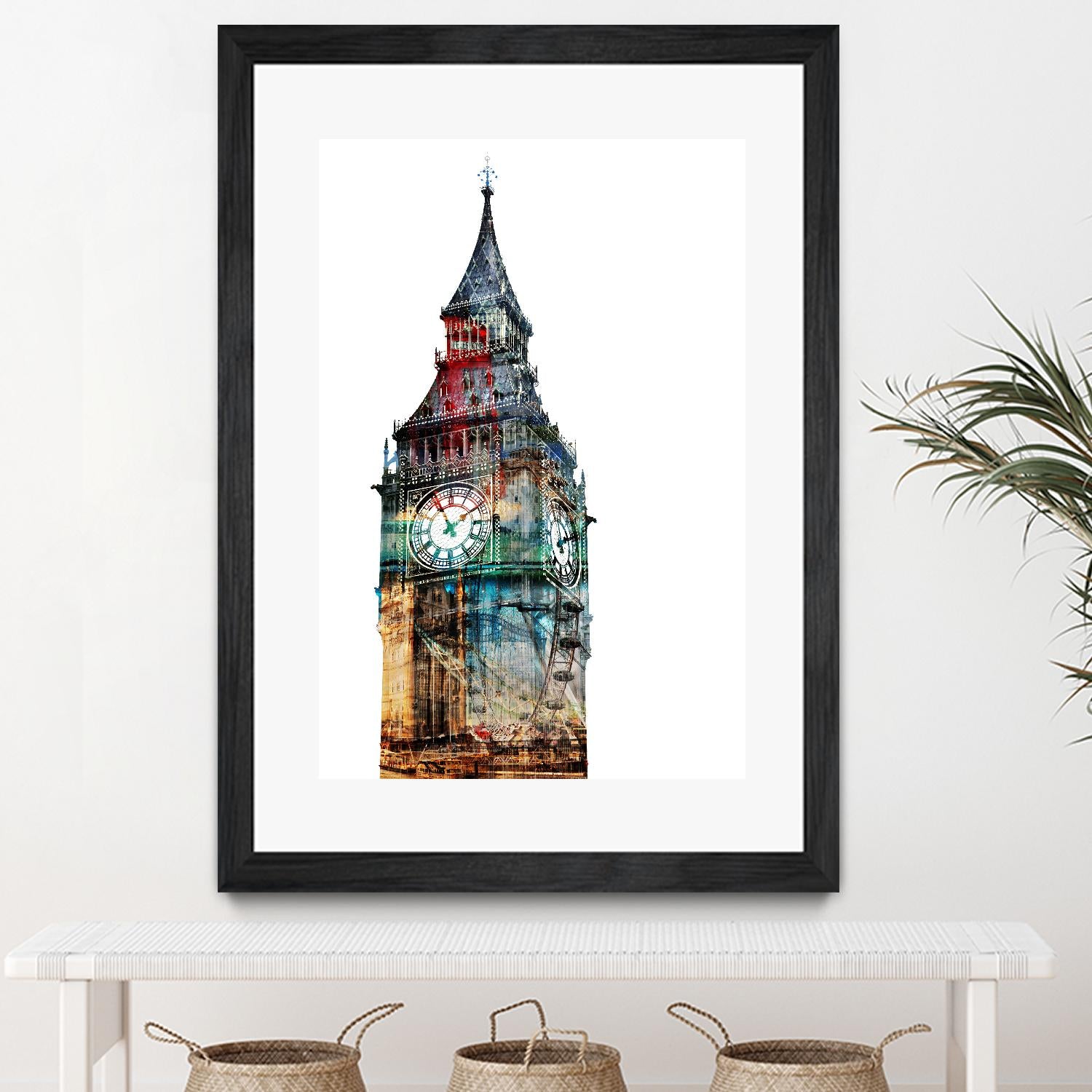 London Spirit by THE Studio on GIANT ART - blue city scene