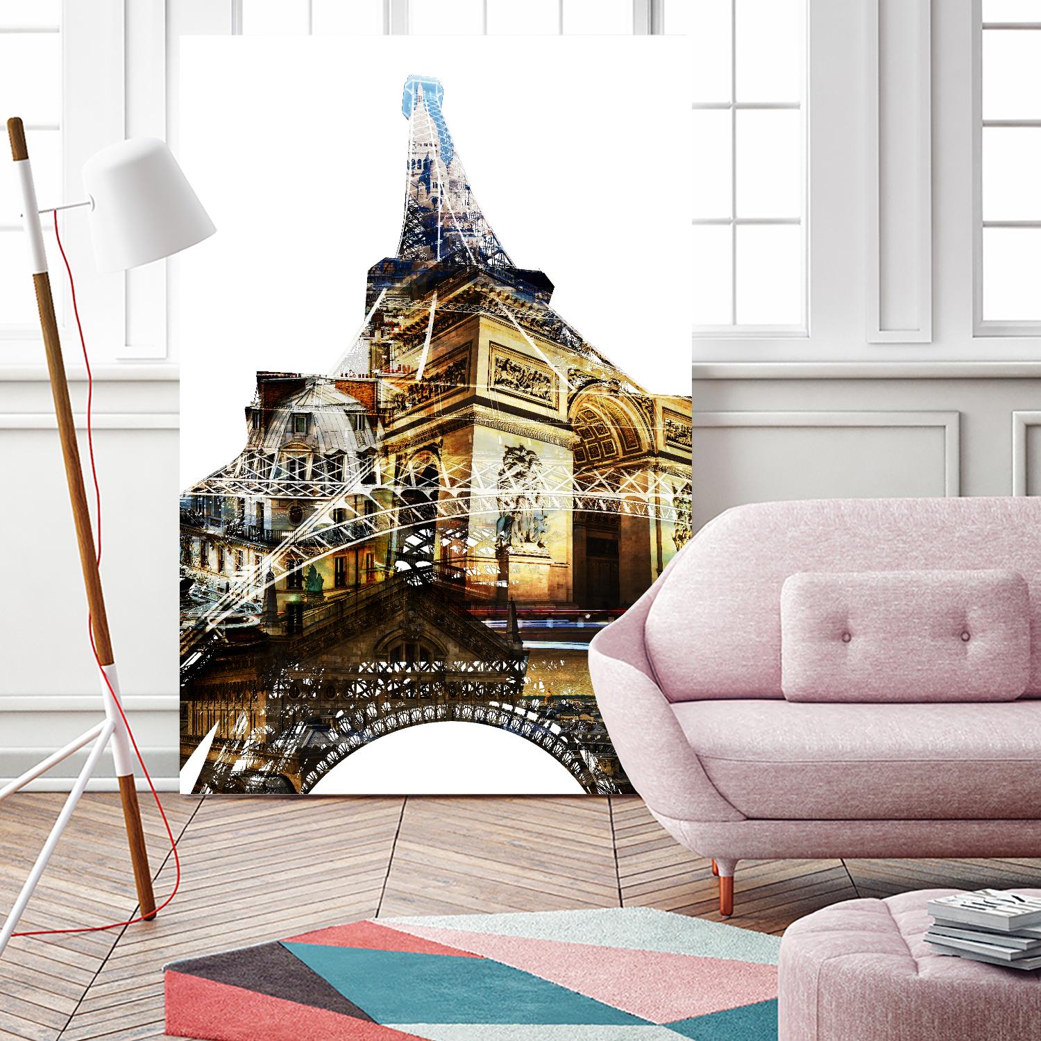 Paris Spirit by THE Studio on GIANT ART - yellow city scene
