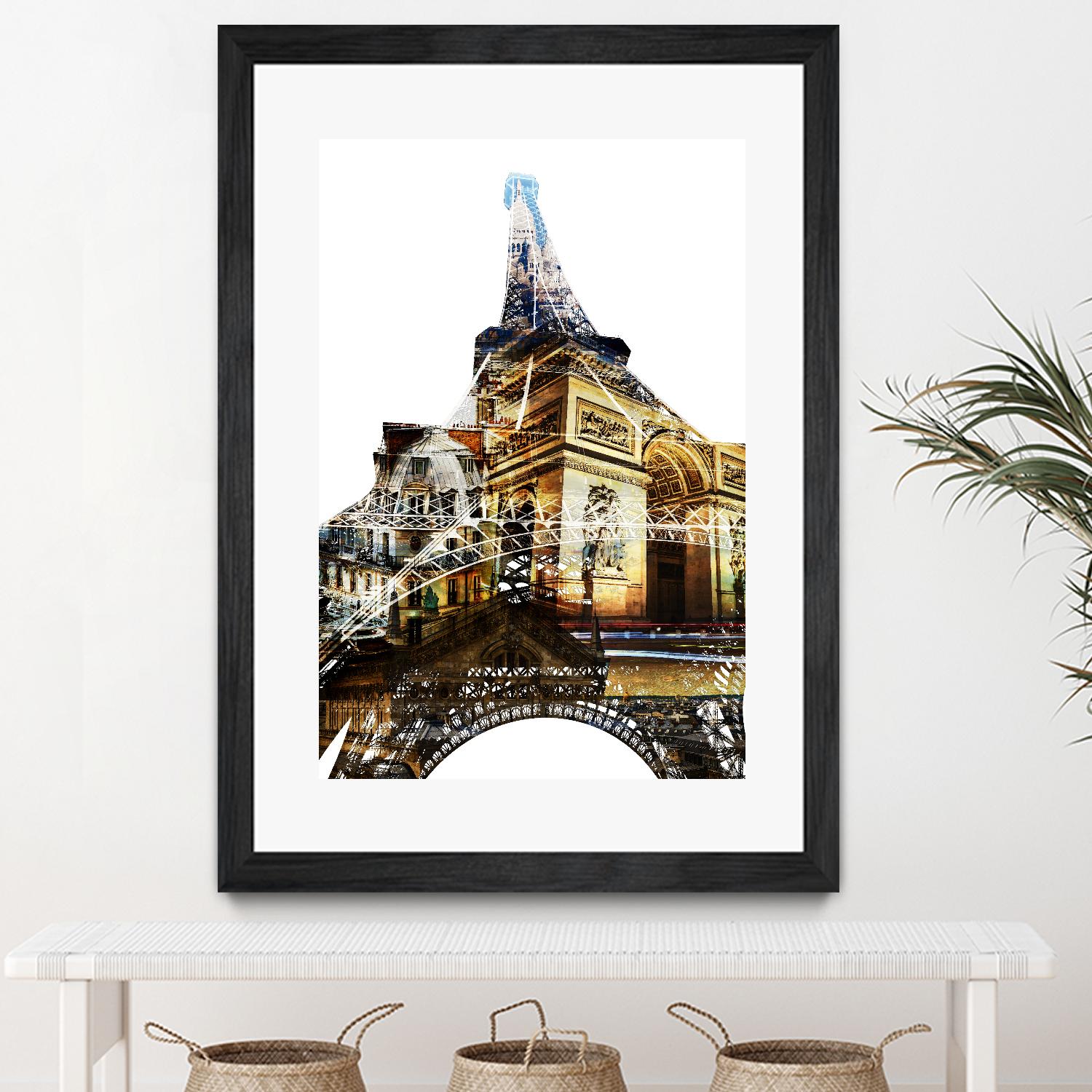 Paris Spirit by THE Studio on GIANT ART - yellow city scene