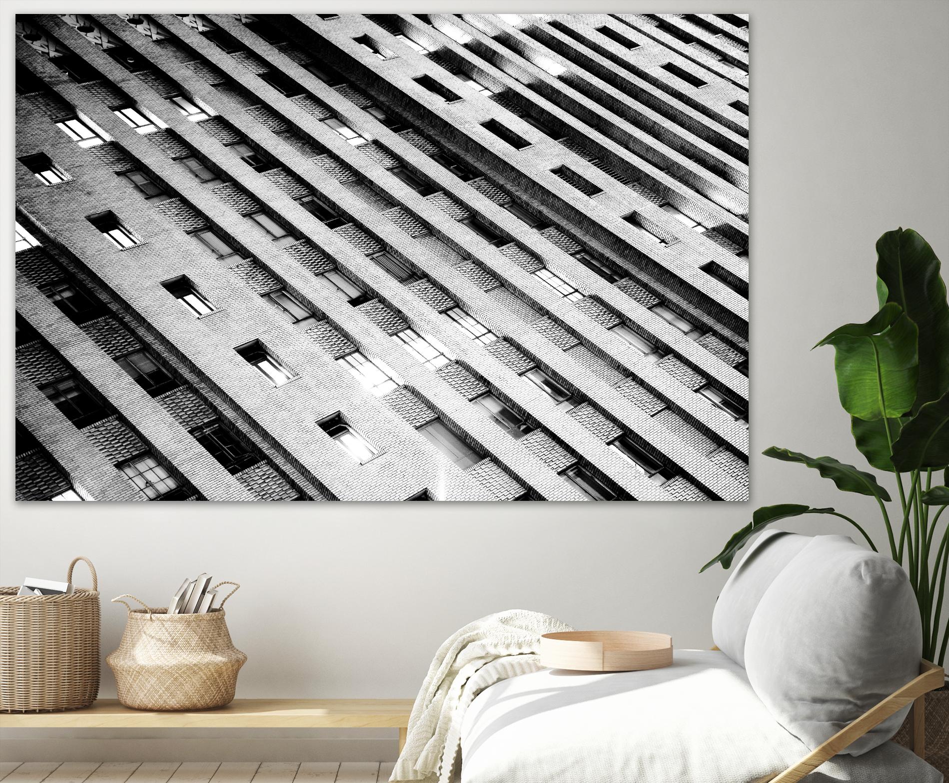 Downtown Building by Kyle Goldie on GIANT ART - white architectural