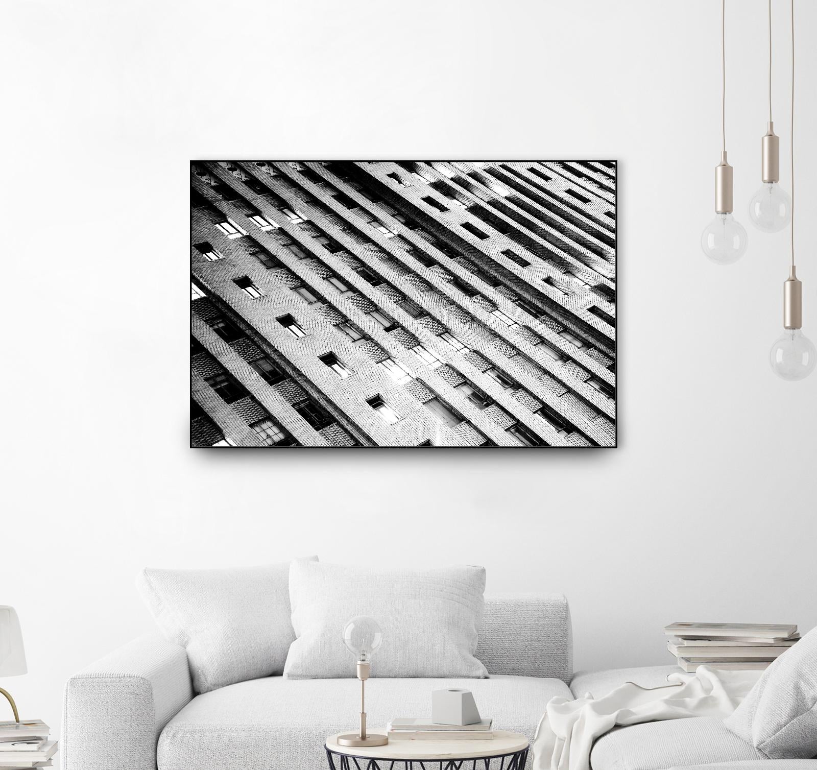 Downtown Building by Kyle Goldie on GIANT ART - white architectural