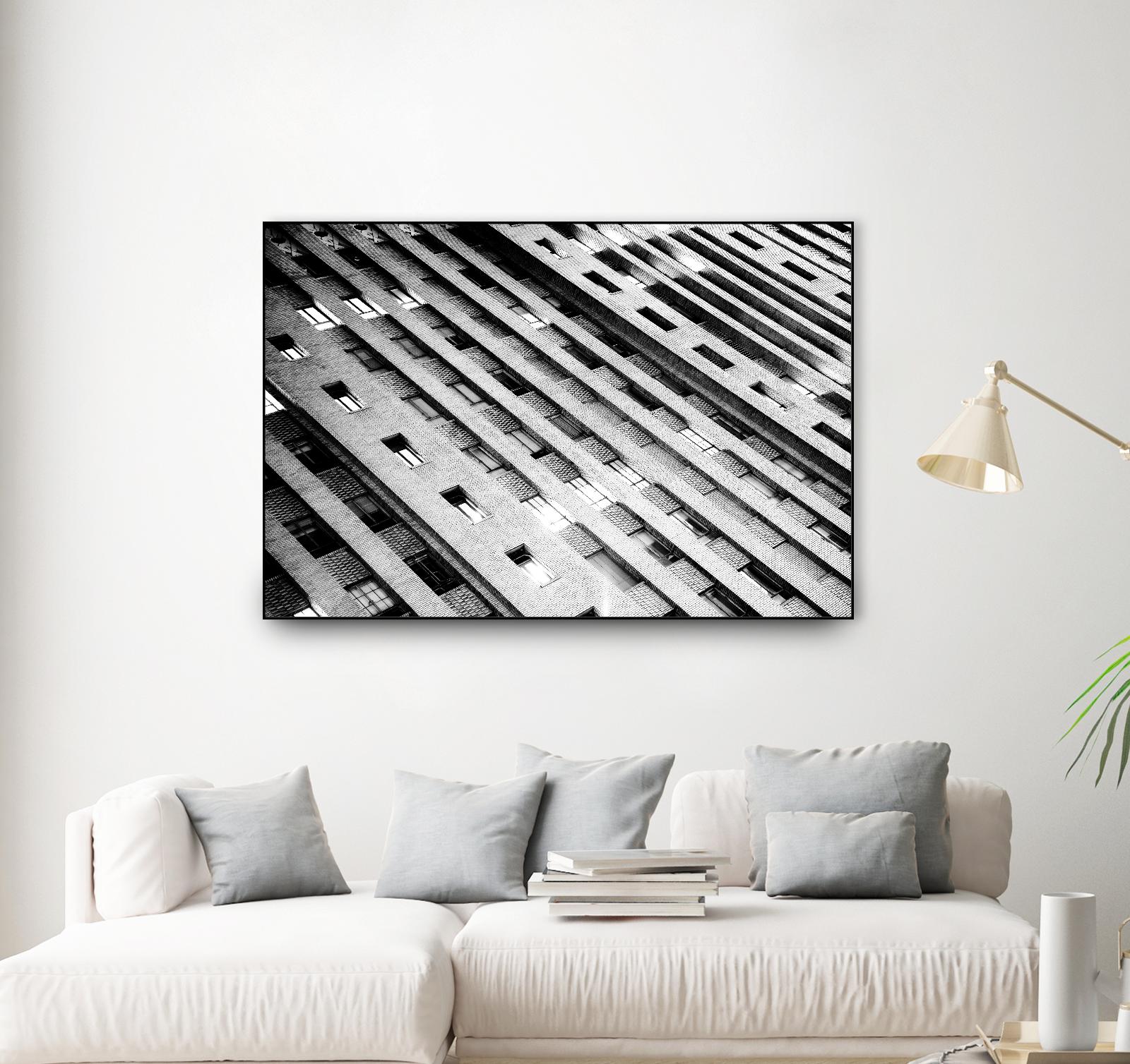 Downtown Building by Kyle Goldie on GIANT ART - white architectural