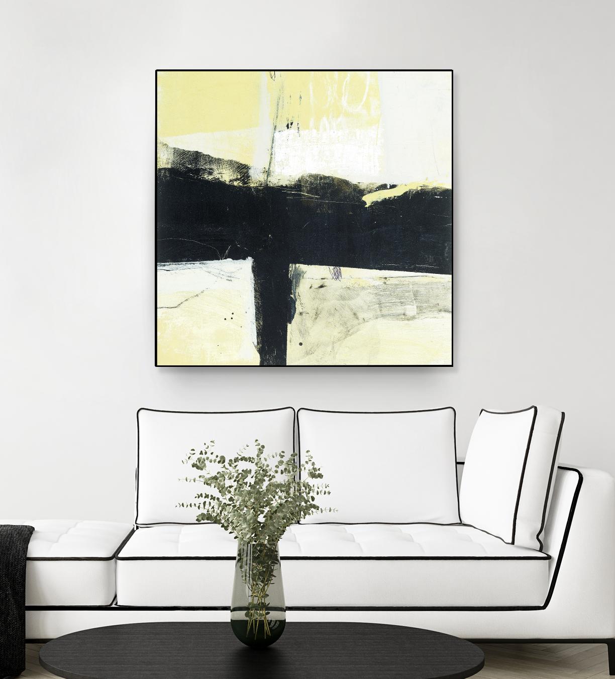 Coal Train A by JB Hall on GIANT ART - yellow abstract