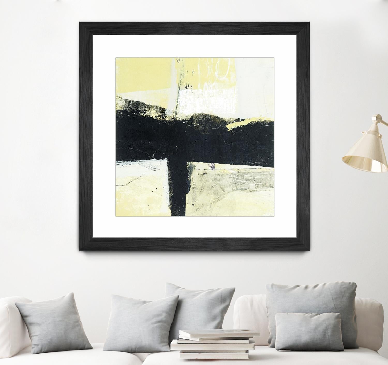 Coal Train A by JB Hall on GIANT ART - yellow abstract