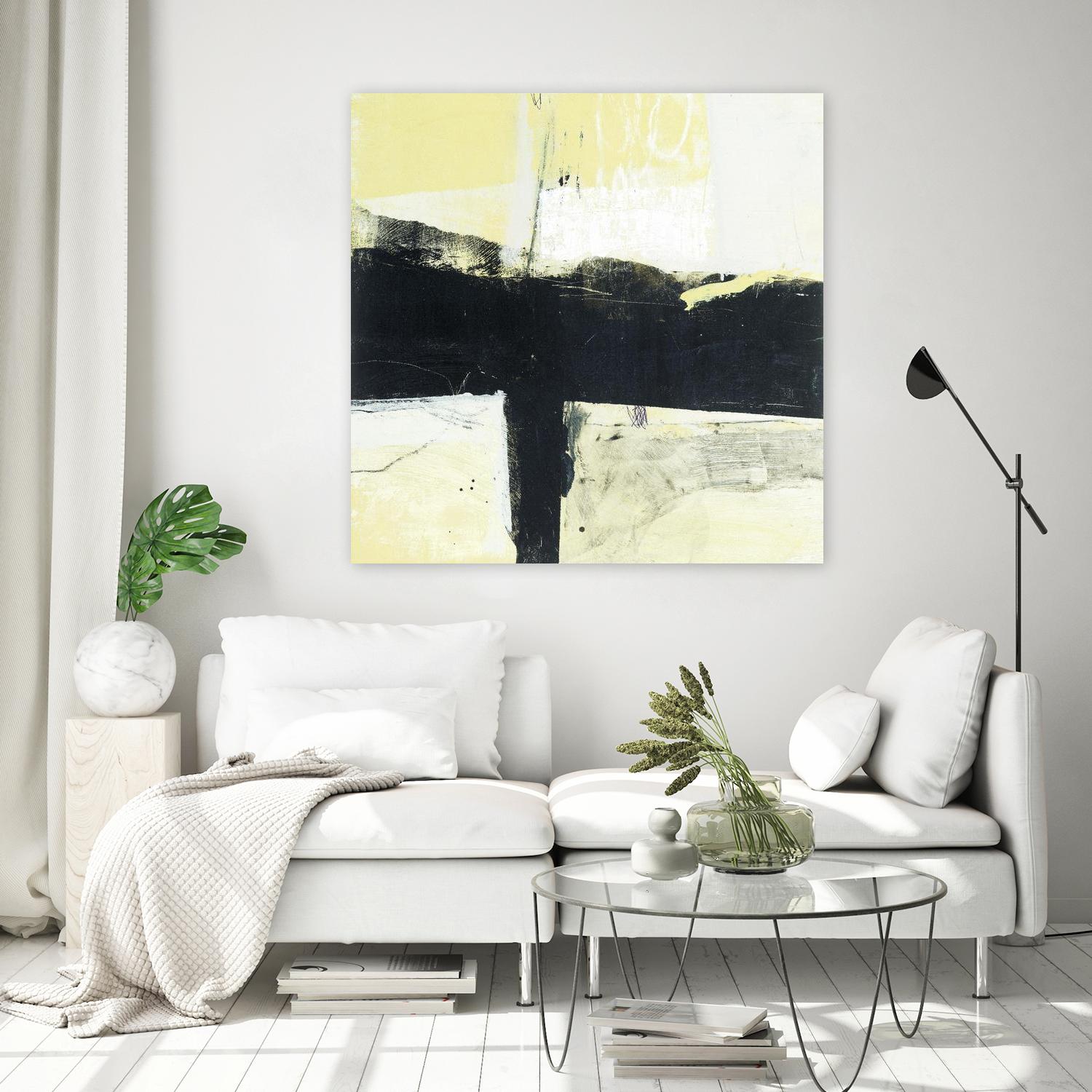 Coal Train A by JB Hall on GIANT ART - yellow abstract