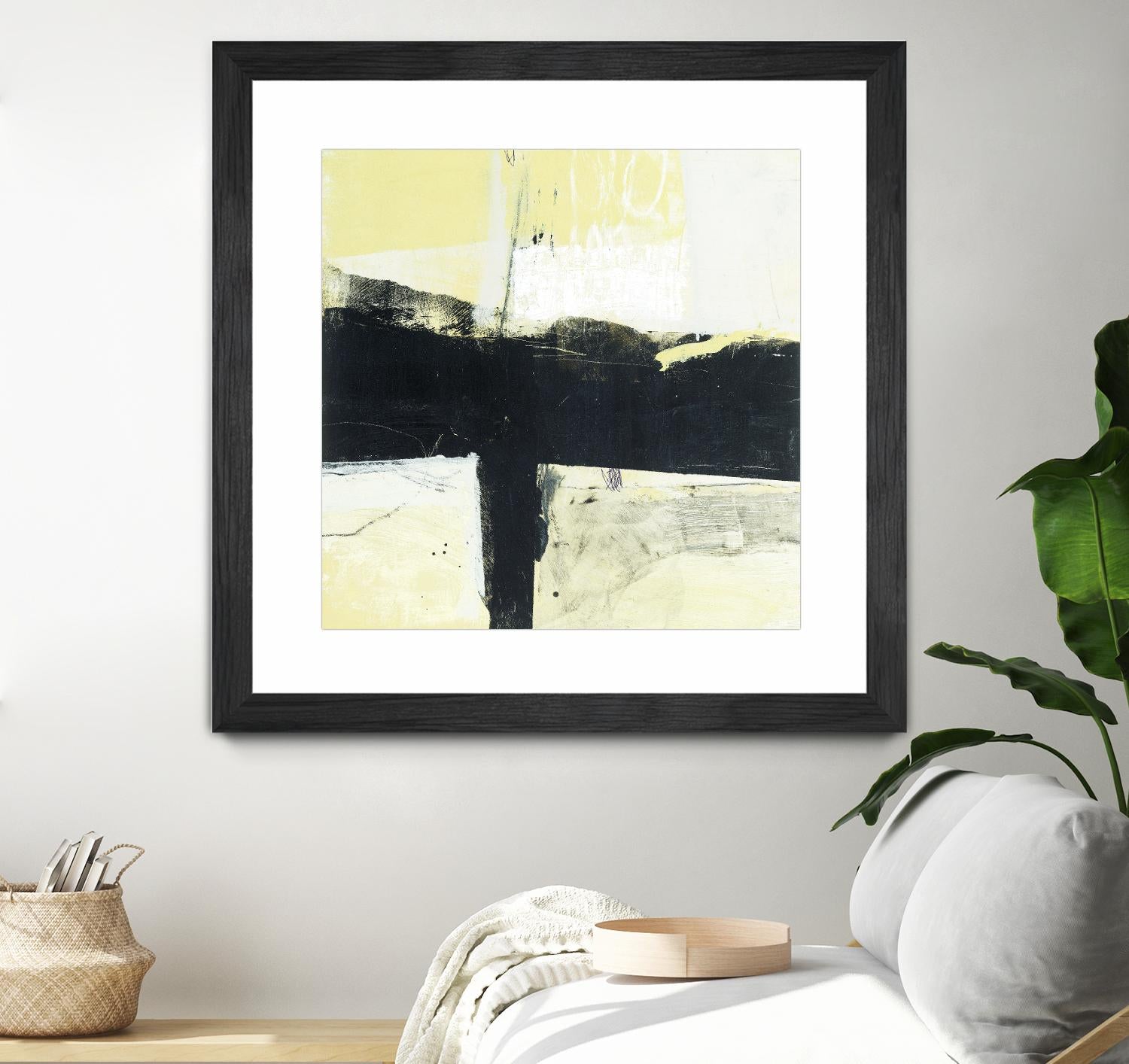 Coal Train A by JB Hall on GIANT ART - yellow abstract