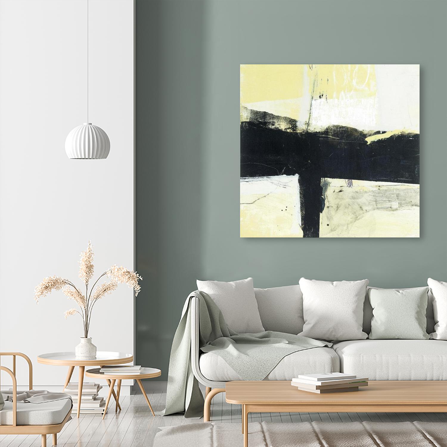 Coal Train A by JB Hall on GIANT ART - yellow abstract