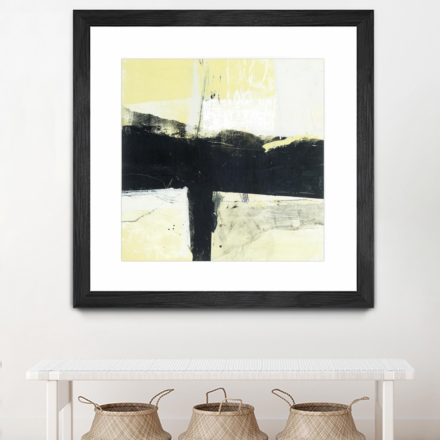 Coal Train A by JB Hall on GIANT ART - yellow abstract
