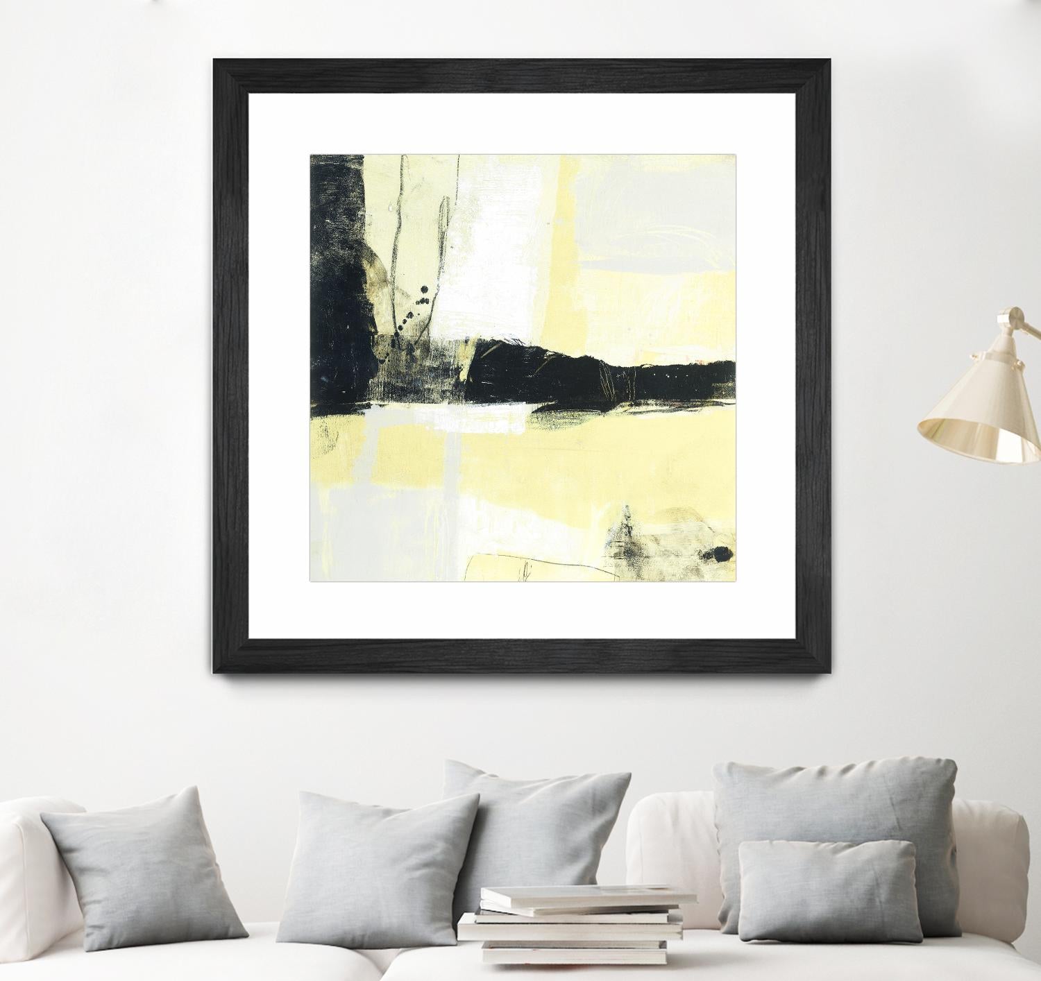 Coal Train D by JB Hall on GIANT ART - yellow abstract