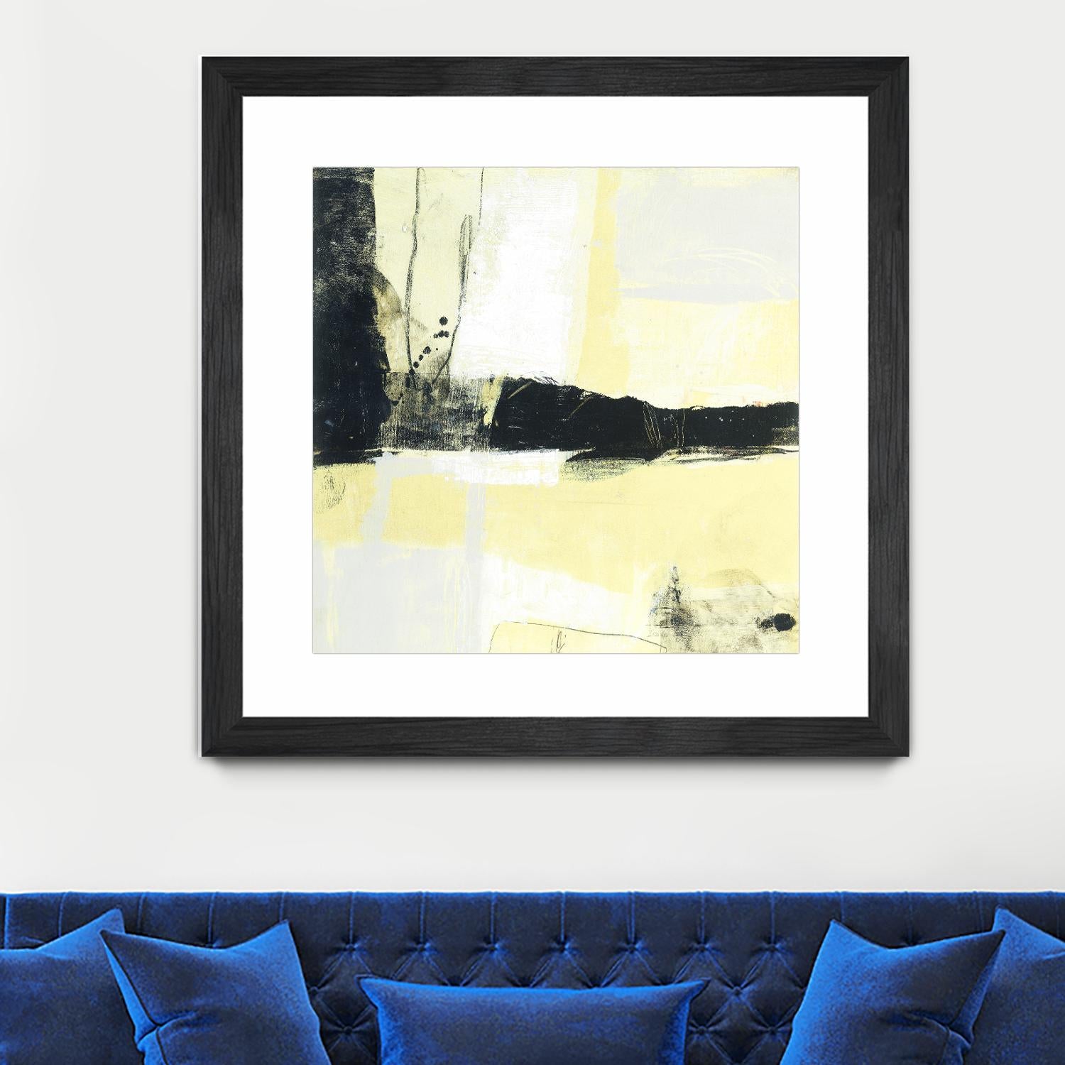 Coal Train D by JB Hall on GIANT ART - yellow abstract
