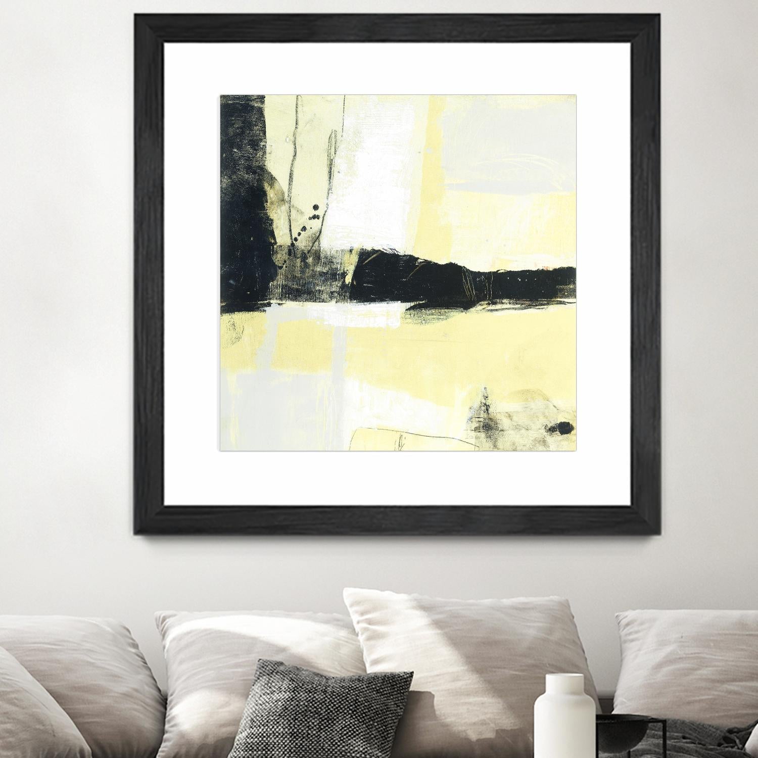 Coal Train D by JB Hall on GIANT ART - yellow abstract