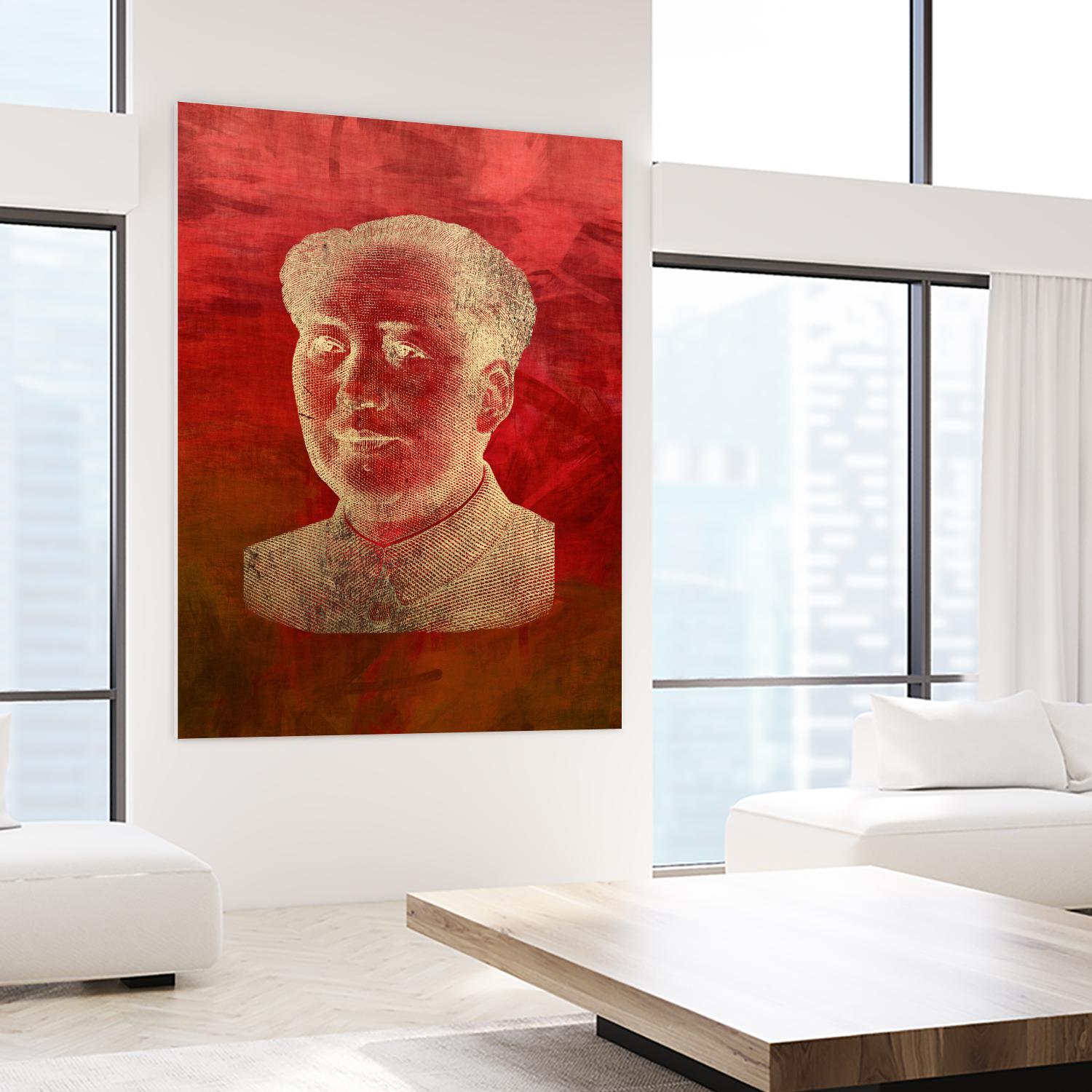 Mao by THE Studio on GIANT ART - beige oriental