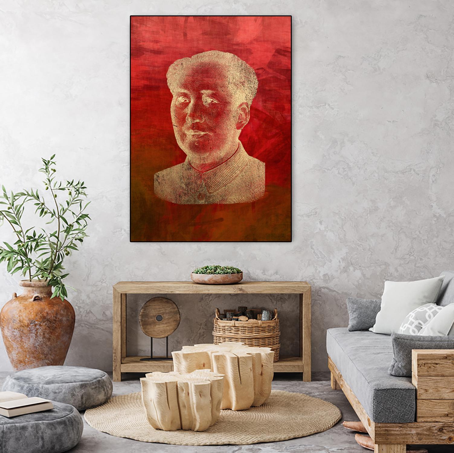 Mao by THE Studio on GIANT ART - beige oriental