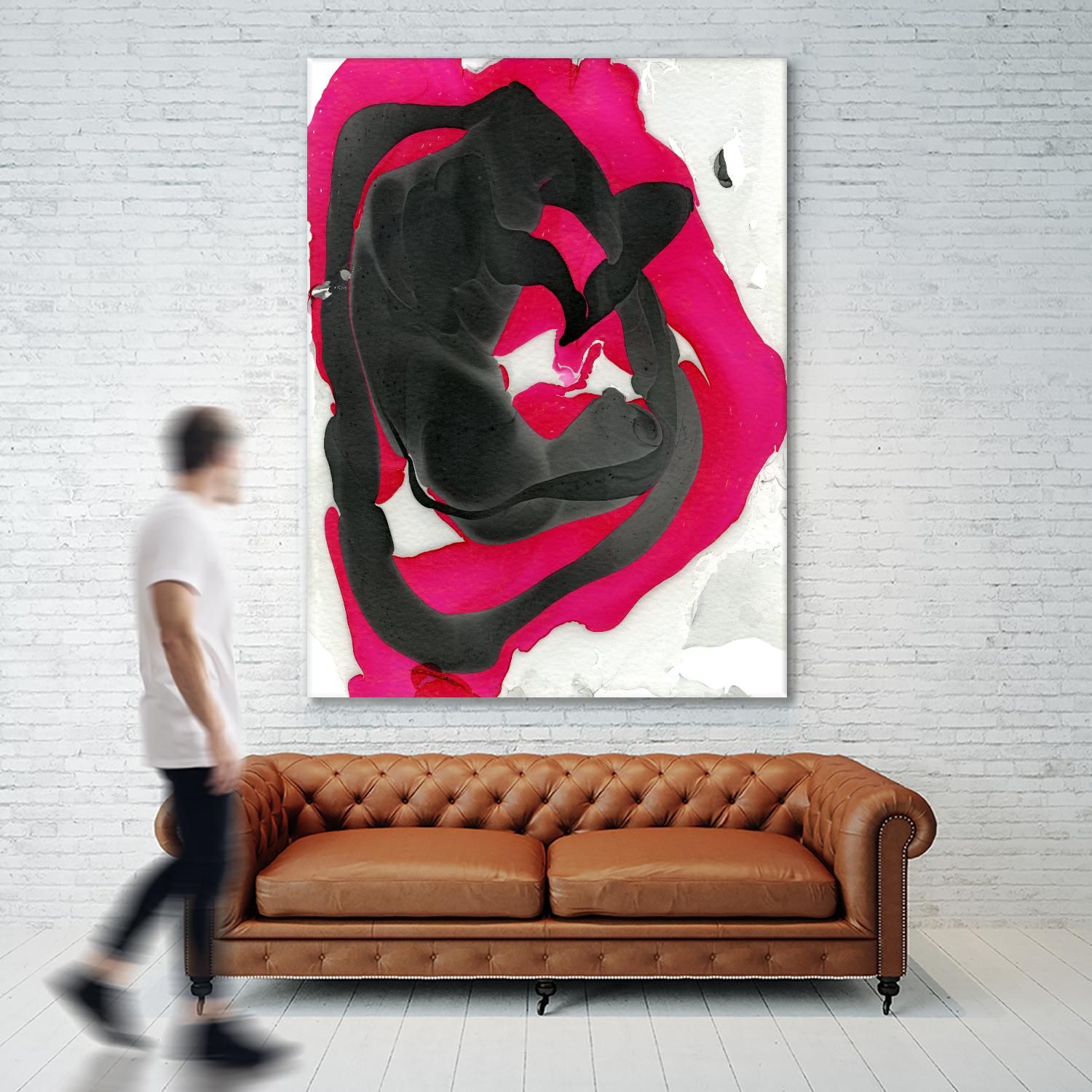 Nail Polish Abstract A by THE Studio on GIANT ART - grey abstract