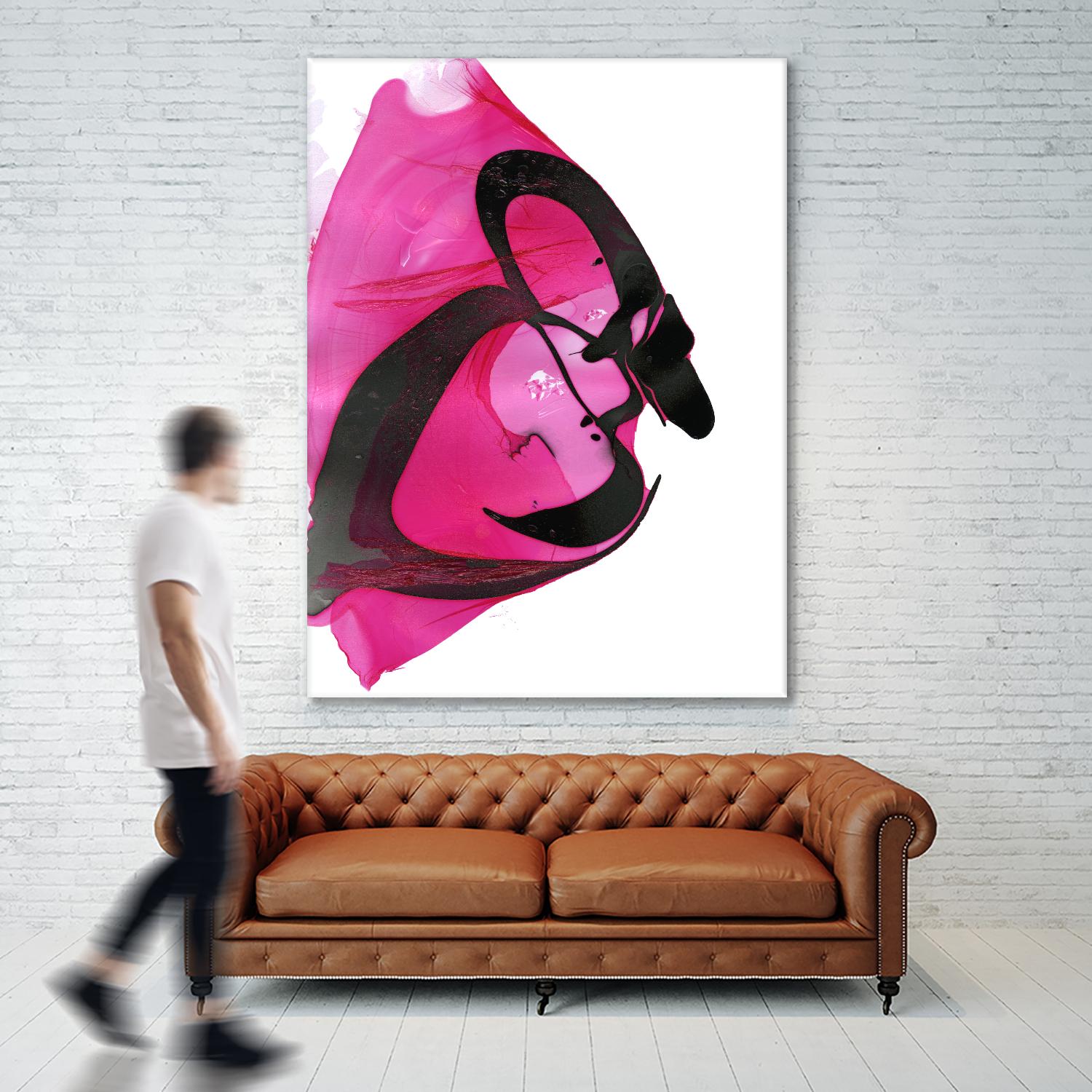 Nail Polish Abstract B by THE Studio on GIANT ART - grey abstract