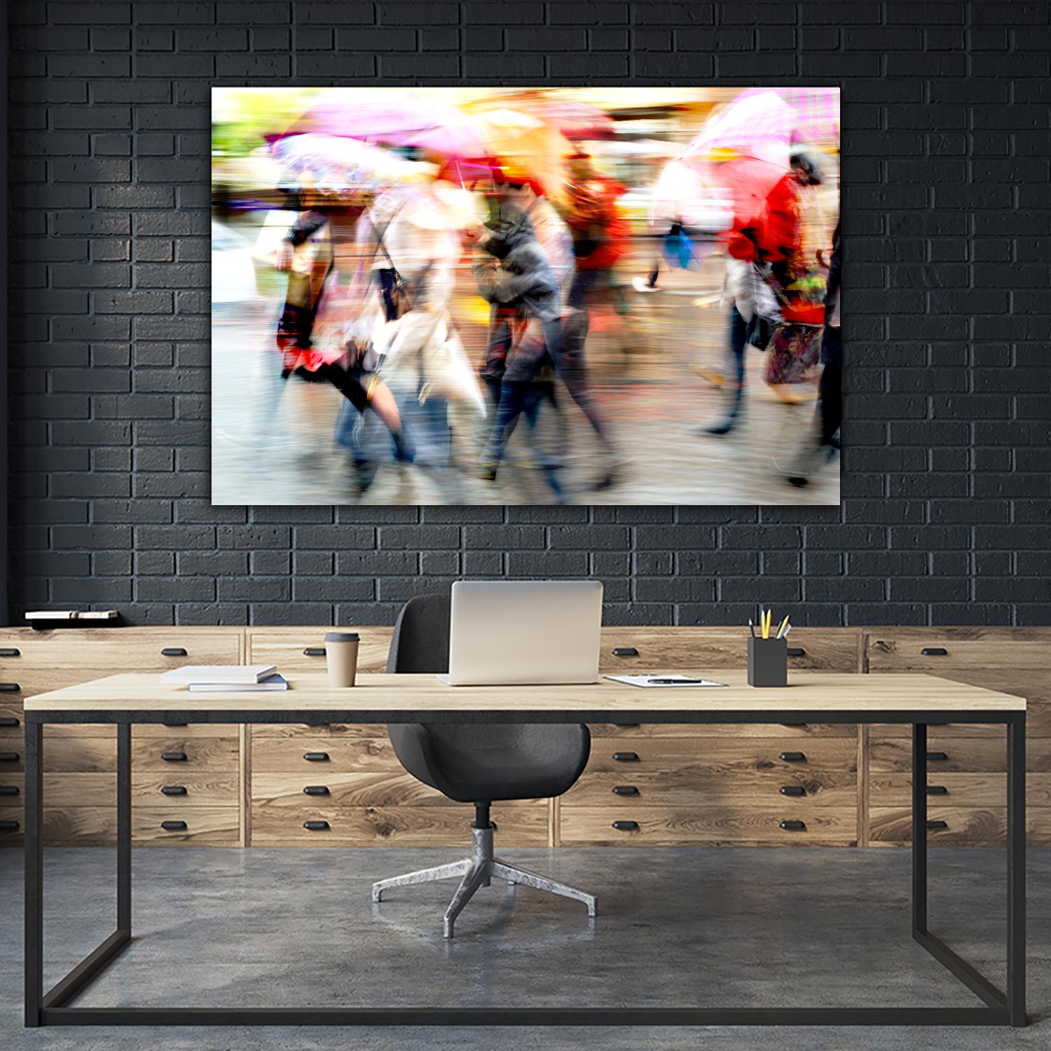 Rainy Days C by THE Studio on GIANT ART - red everyday life