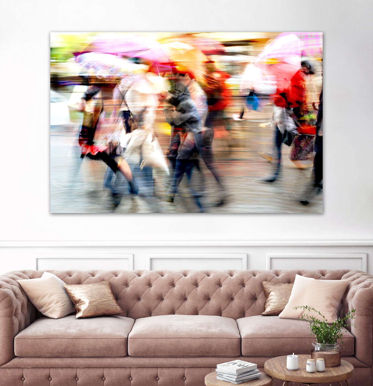 Rainy Days C by THE Studio on GIANT ART - red everyday life