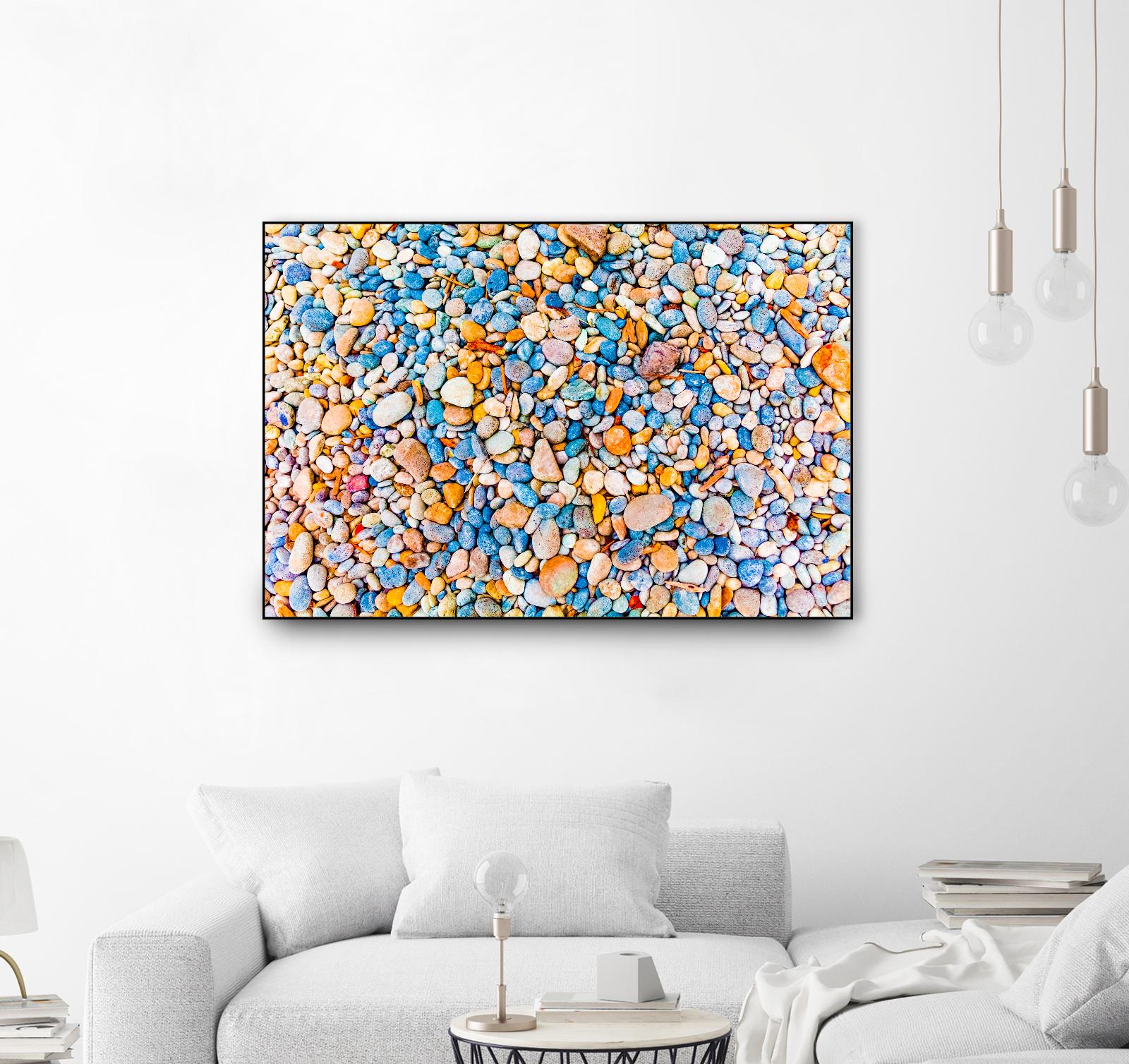 Colorful Beach Rocks by Kyle Goldie on GIANT ART - orange photo art