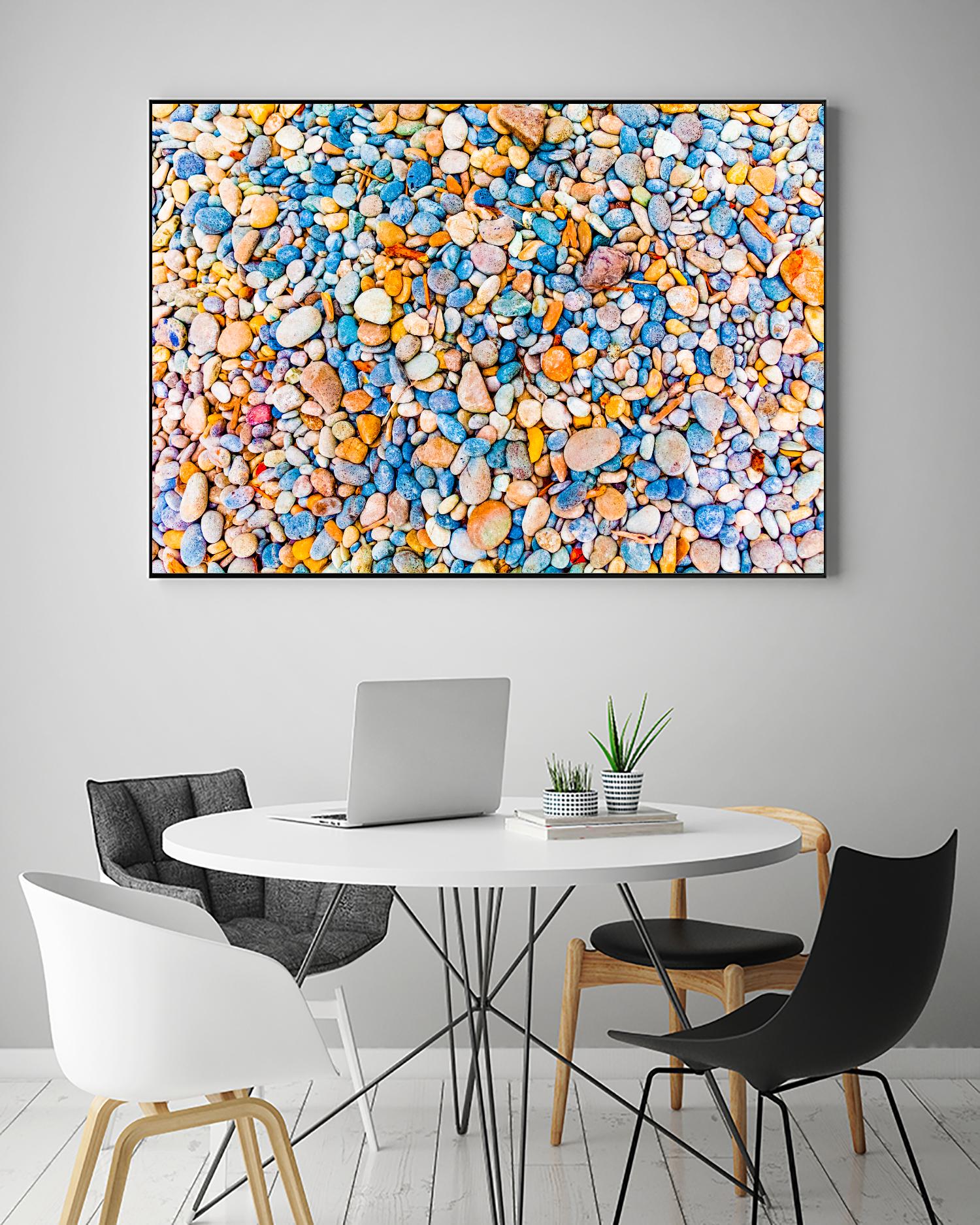 Colorful Beach Rocks by Kyle Goldie on GIANT ART - orange photo art