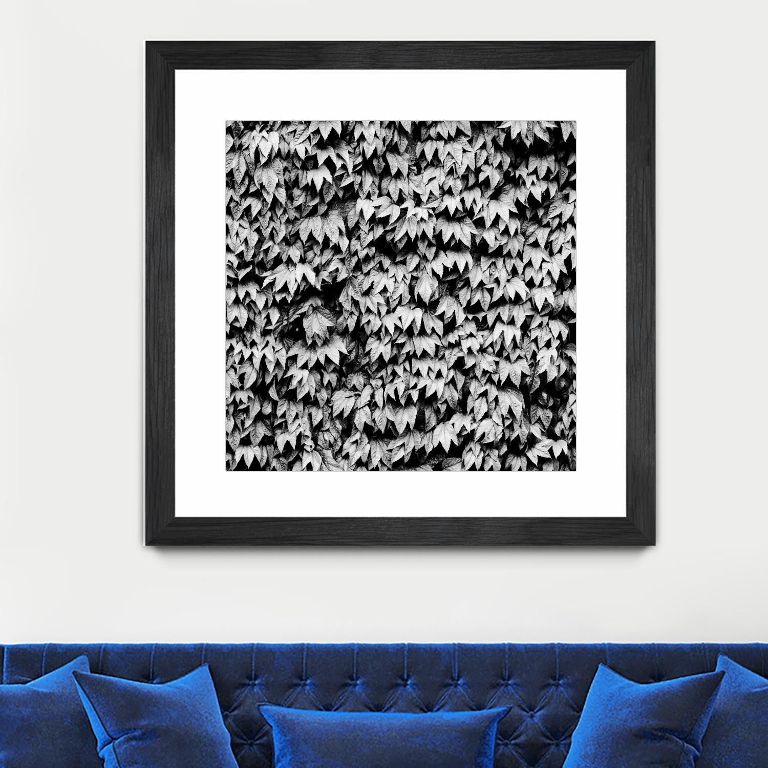 Wall of Leaves by Kyle Goldie on GIANT ART - white photo art