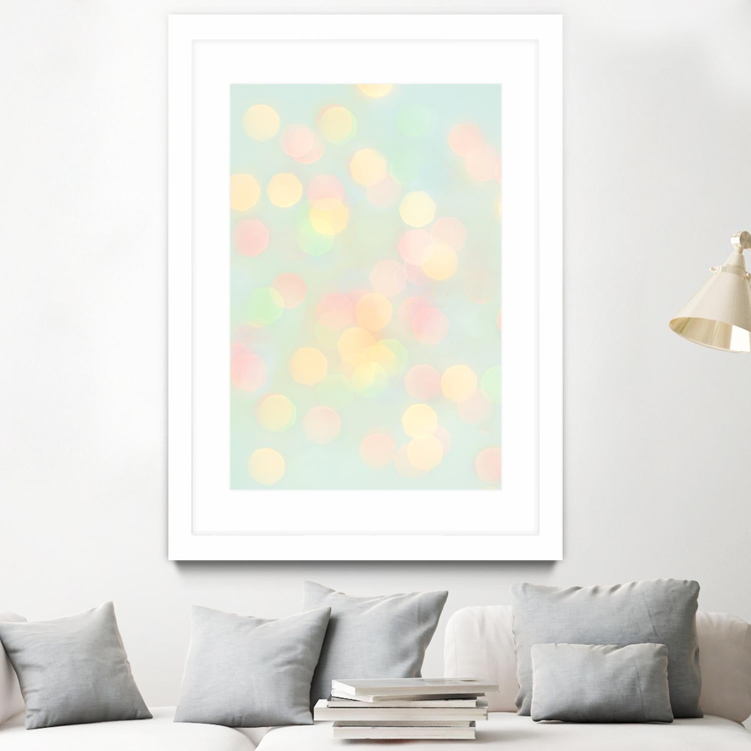 Sparkle by Libertad Leal on GIANT ART - pink abstract